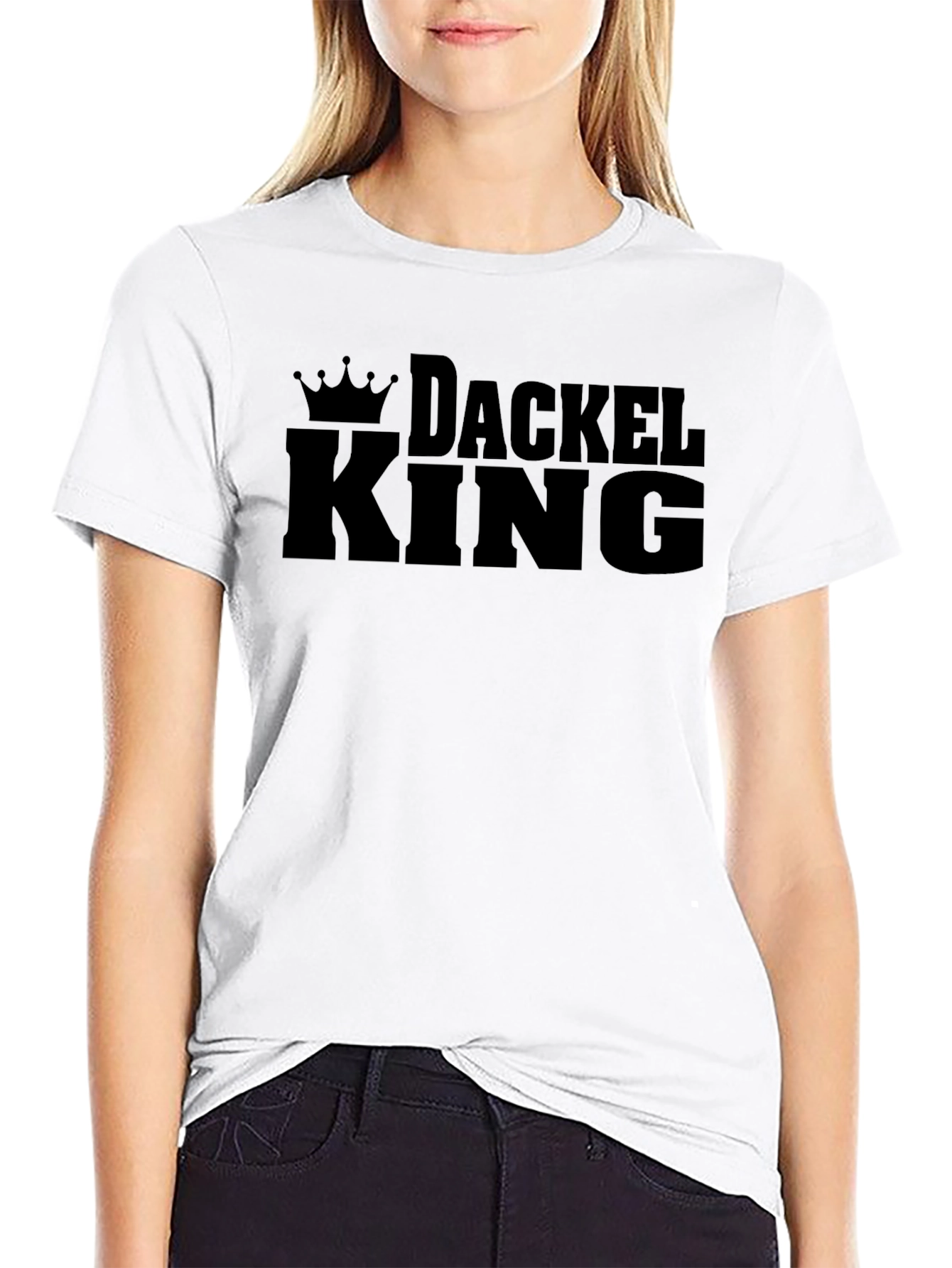 Dackel King Graphic Tee - Dachshund Lover T-Shirt