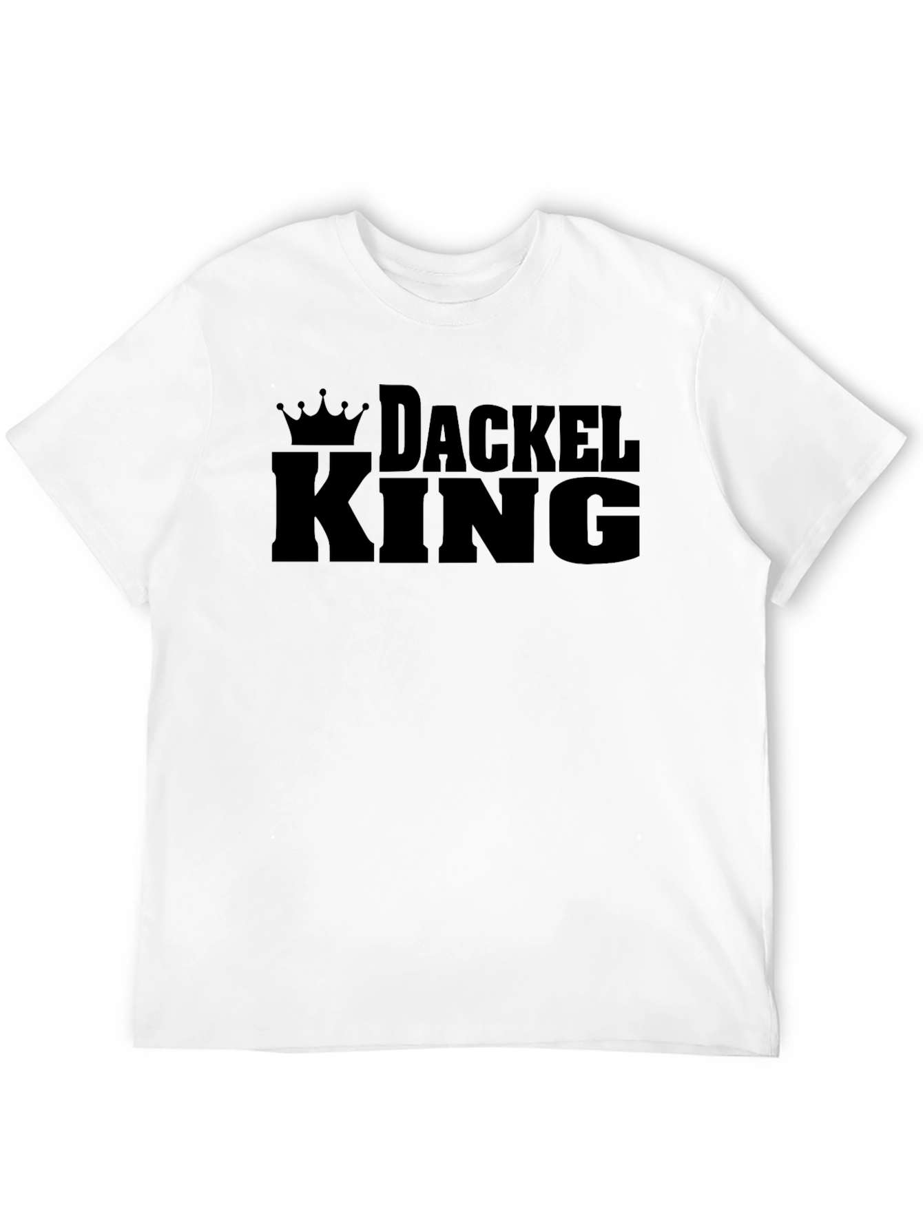 Dackel King Graphic Tee - Dachshund Lover T-Shirt