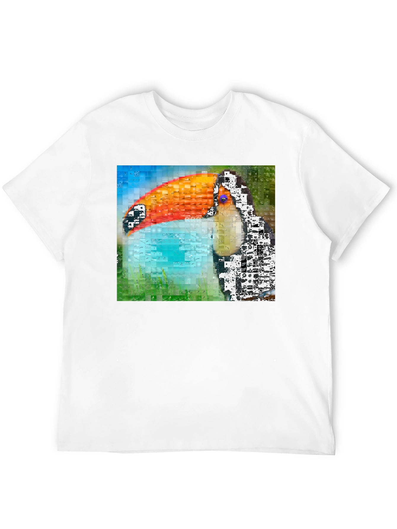 Toucan Mosaic Graphic T-Shirt