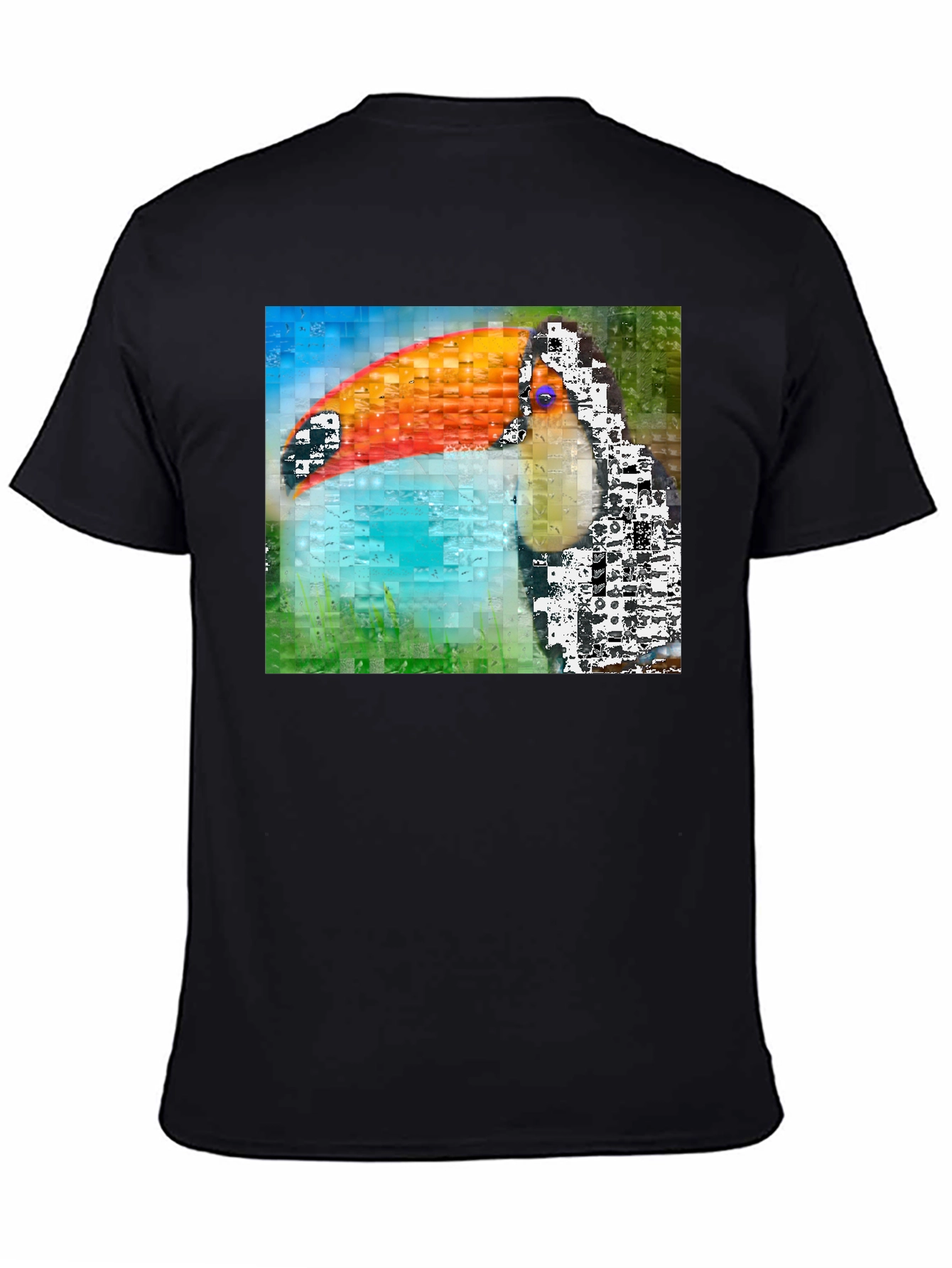 Toucan Mosaic Graphic T-Shirt