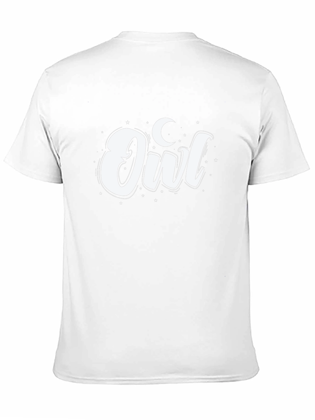 Owl Moon Graphic Tee - Black Cotton Blend
