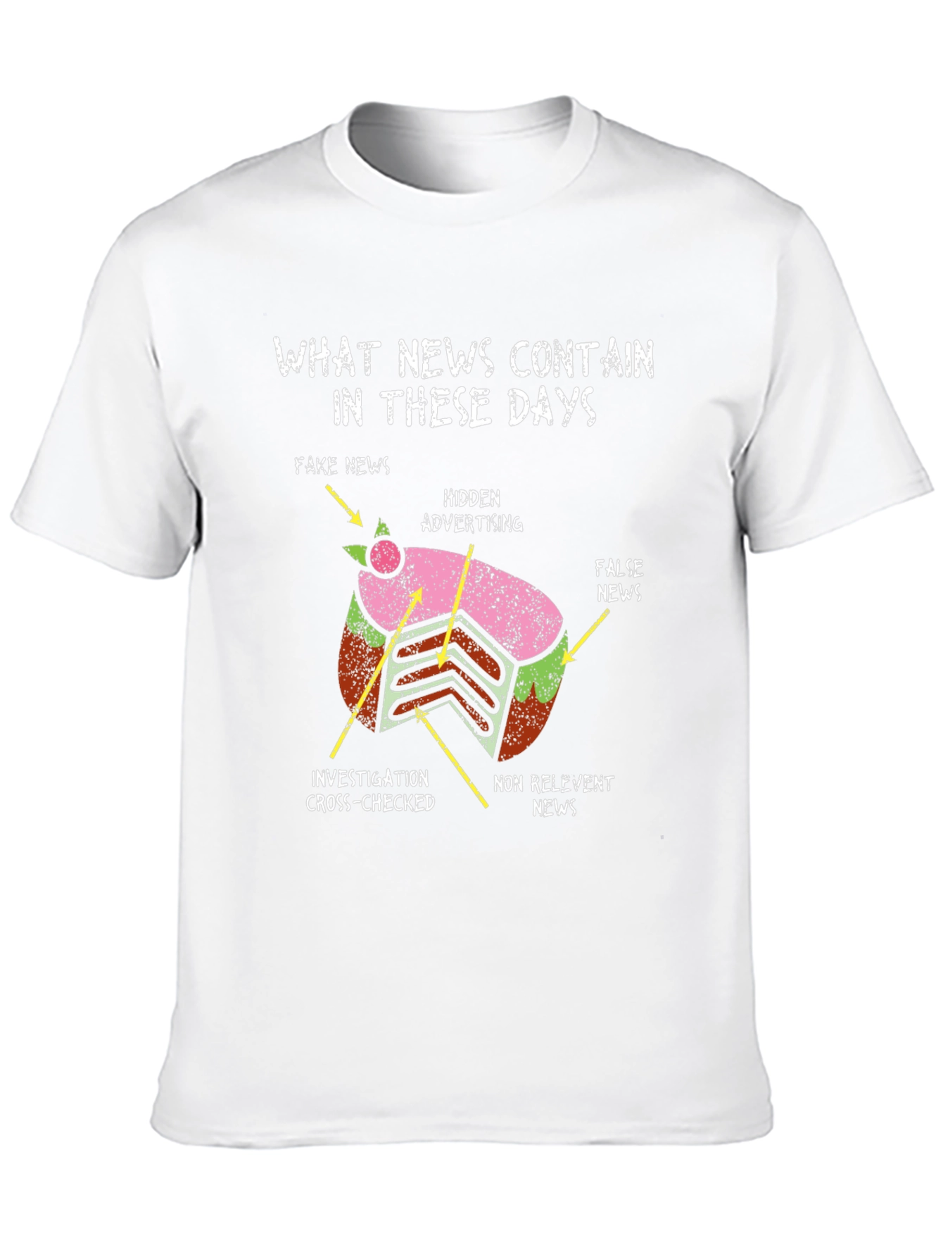 Humorous News Critique T-Shirt