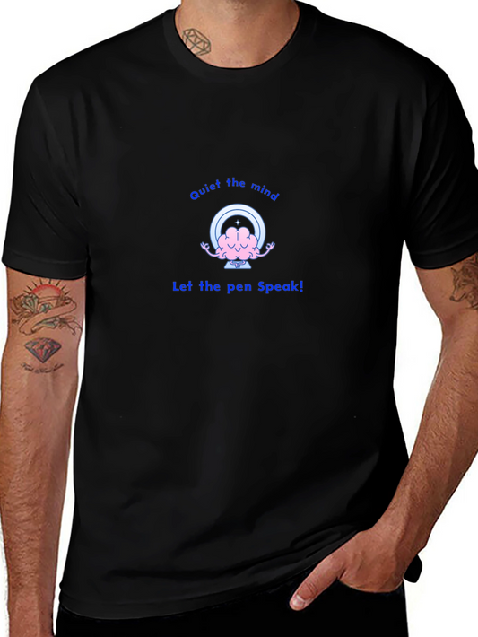 Quiet Mind T-Shirt - Brain Meditation Tee