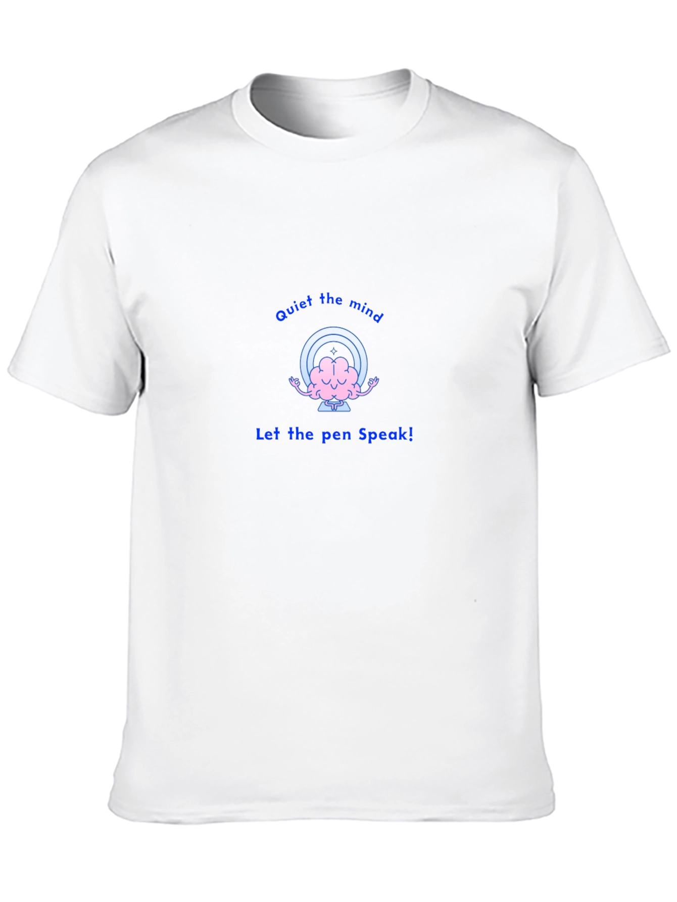 Quiet Mind T-Shirt - Brain Meditation Tee