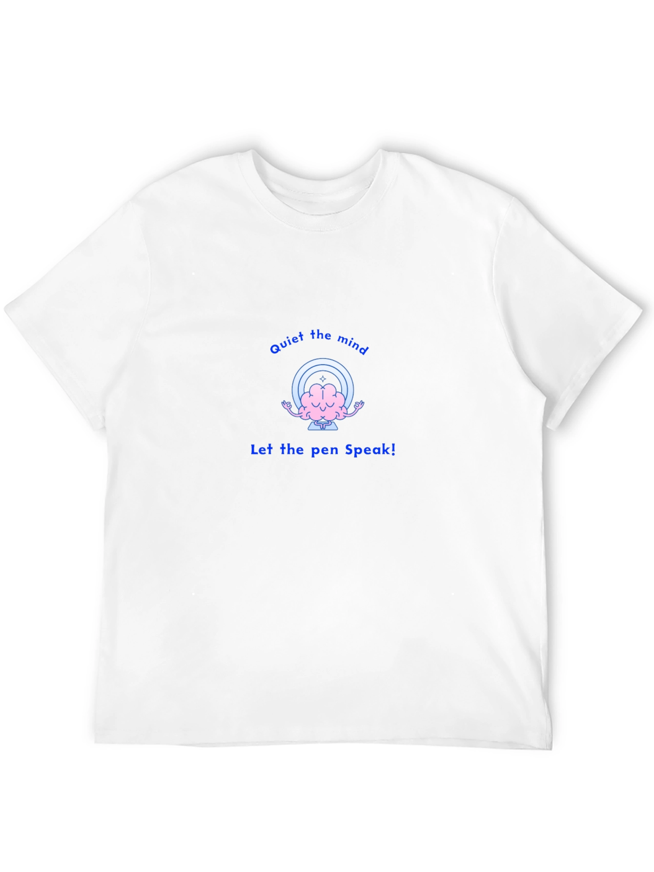 Quiet Mind T-Shirt - Brain Meditation Tee