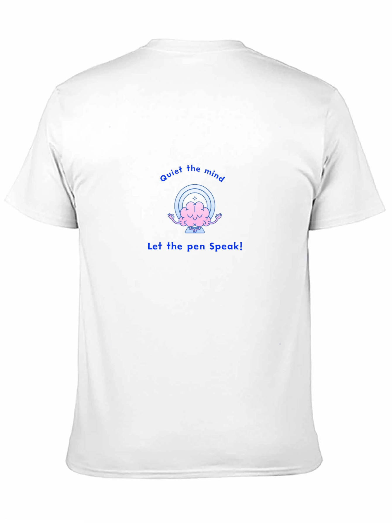 Quiet Mind T-Shirt - Brain Meditation Tee