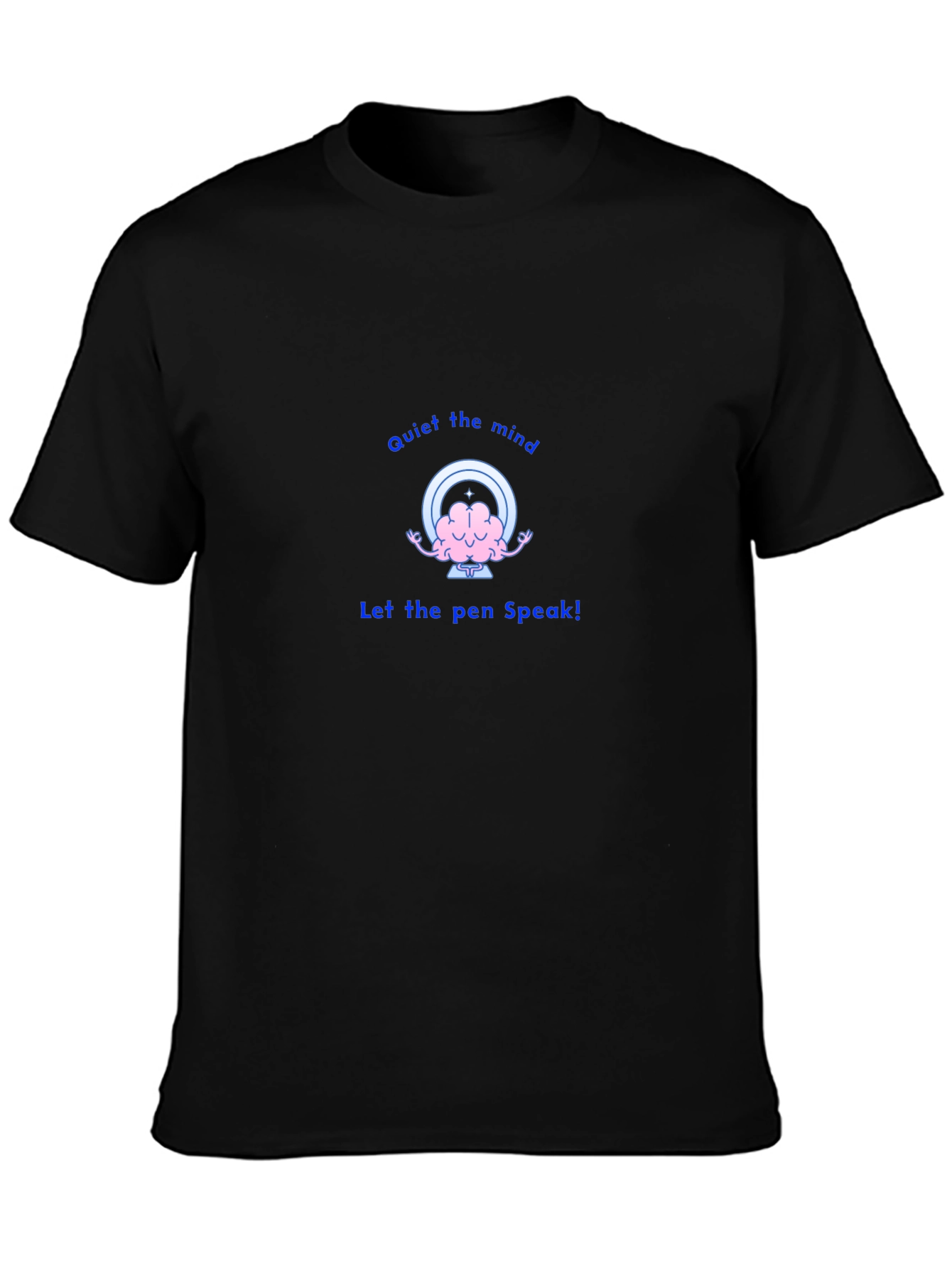 Quiet Mind T-Shirt - Brain Meditation Tee