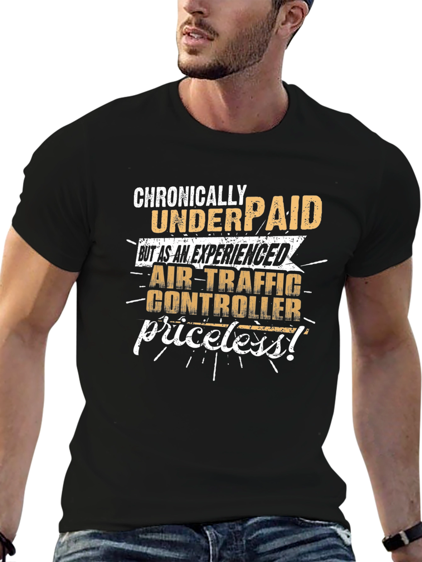 Air Traffic Controller T-Shirt: Chronically Underpaid