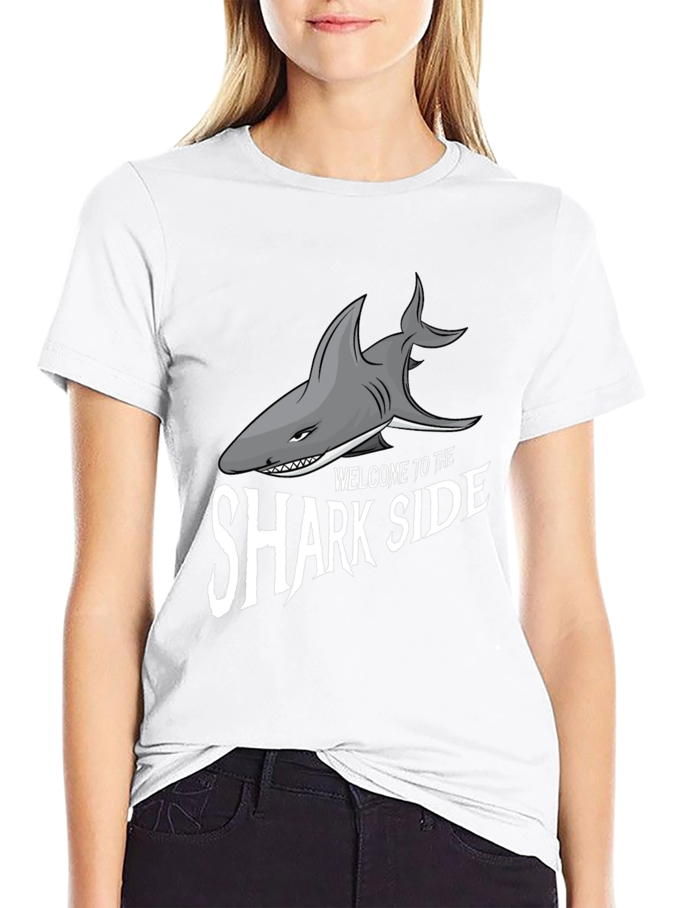 Shark Side T-Shirt -  Comfortable Graphic Tee