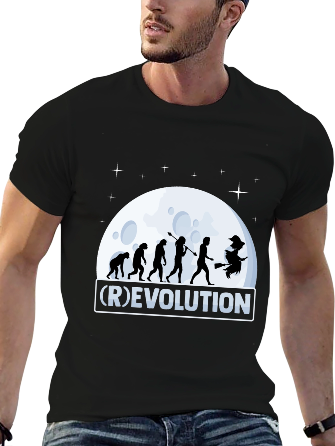 Evolution to Witch Black T-Shirt