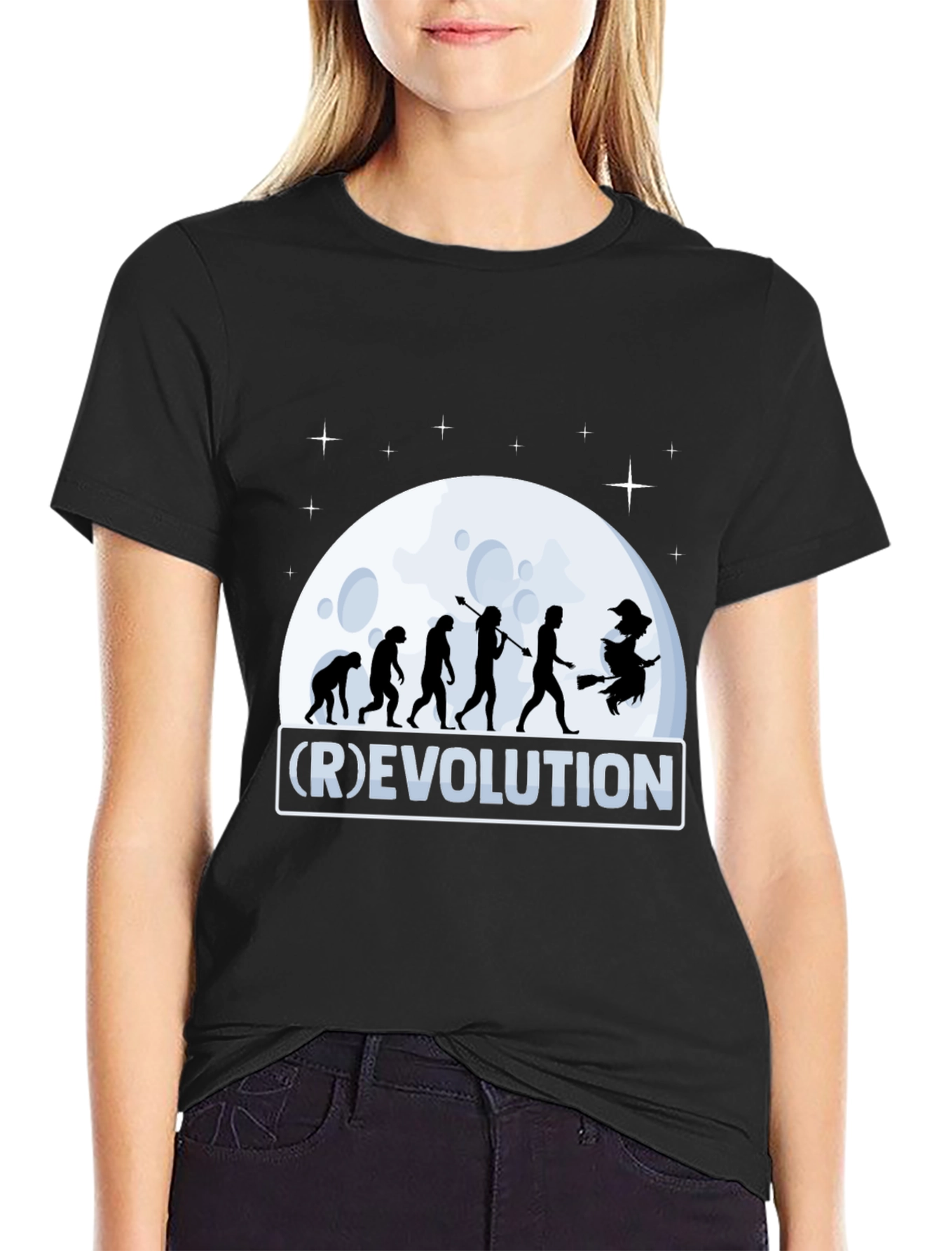 Evolution to Witch Black T-Shirt