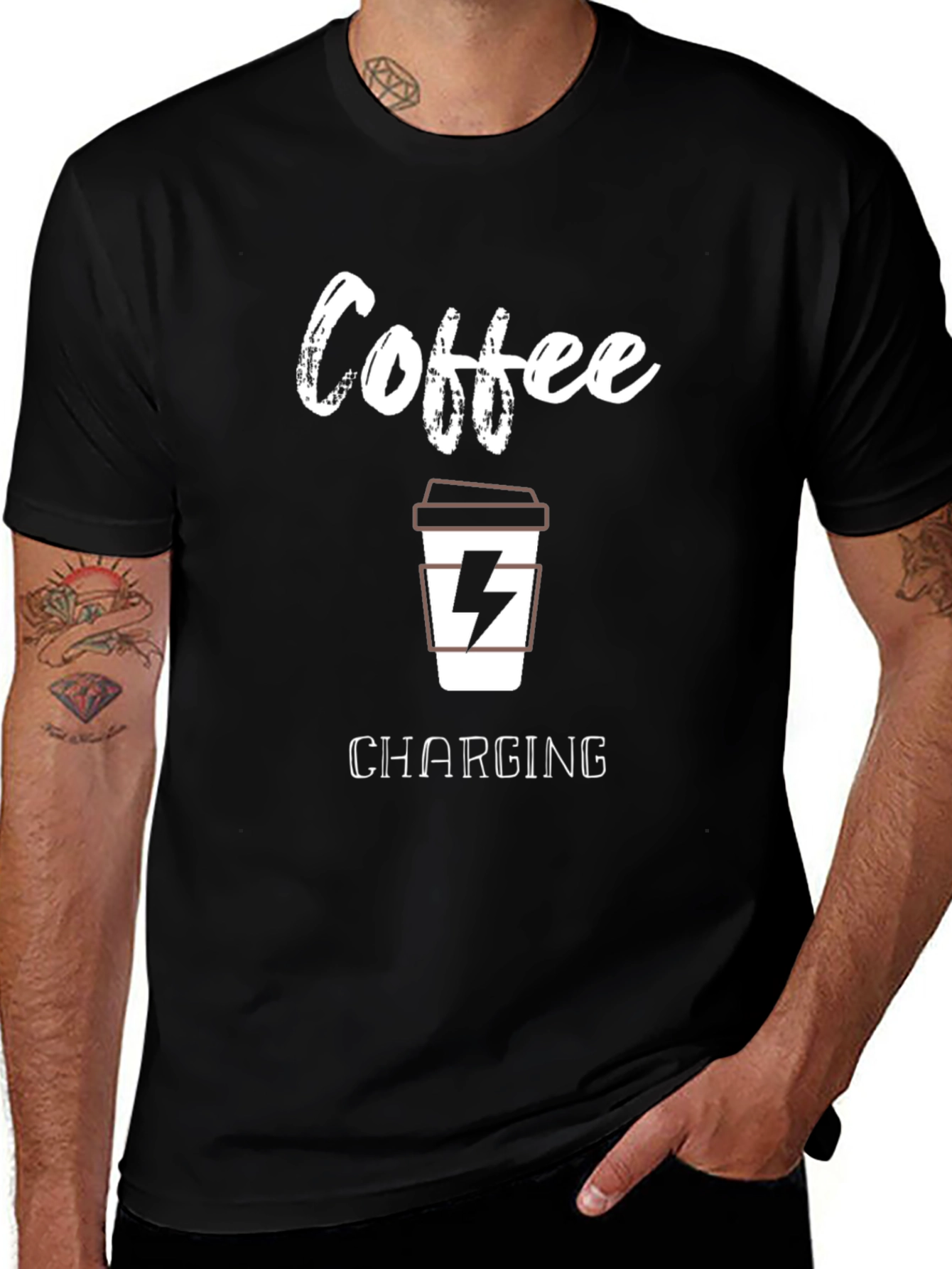 Coffee Charging T-Shirt