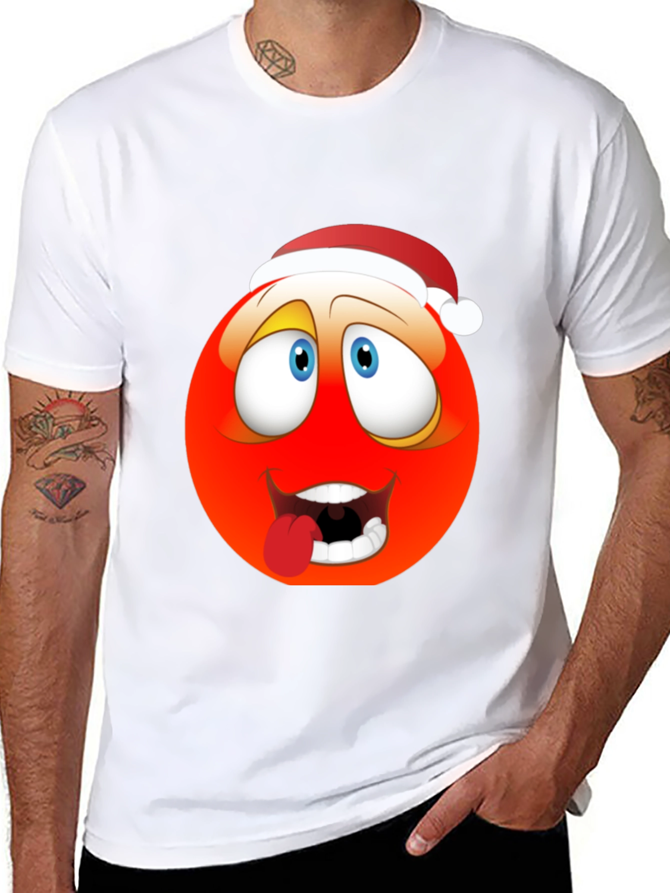 Funny Emoji Christmas T-Shirt