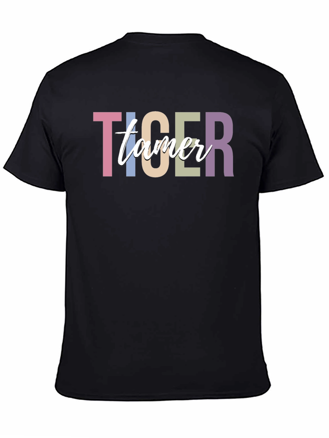 Tiger Tamer Graphic Black T-Shirt