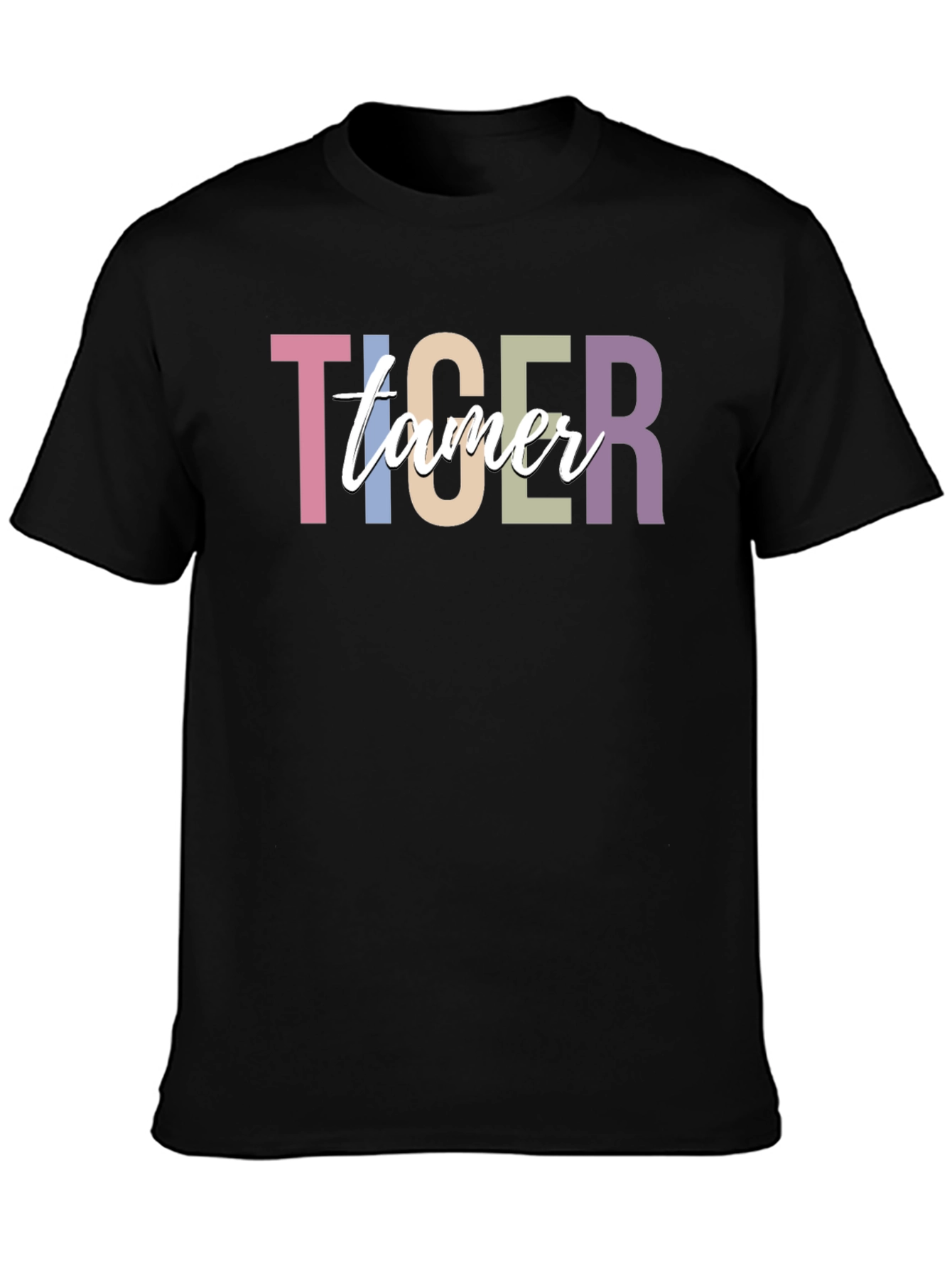 Tiger Tamer Graphic Black T-Shirt