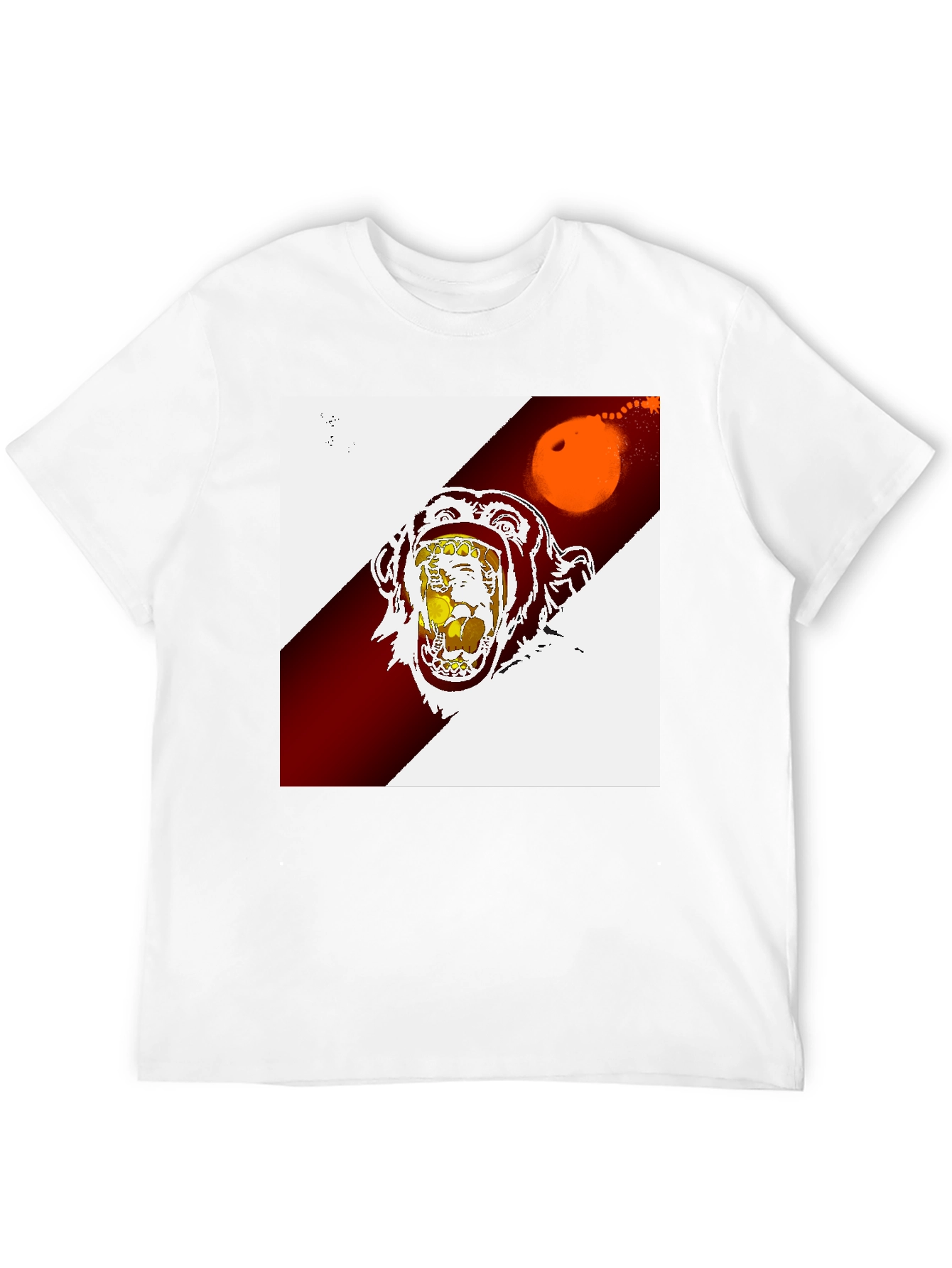 Graphic Tee - Screaming Monkey Face