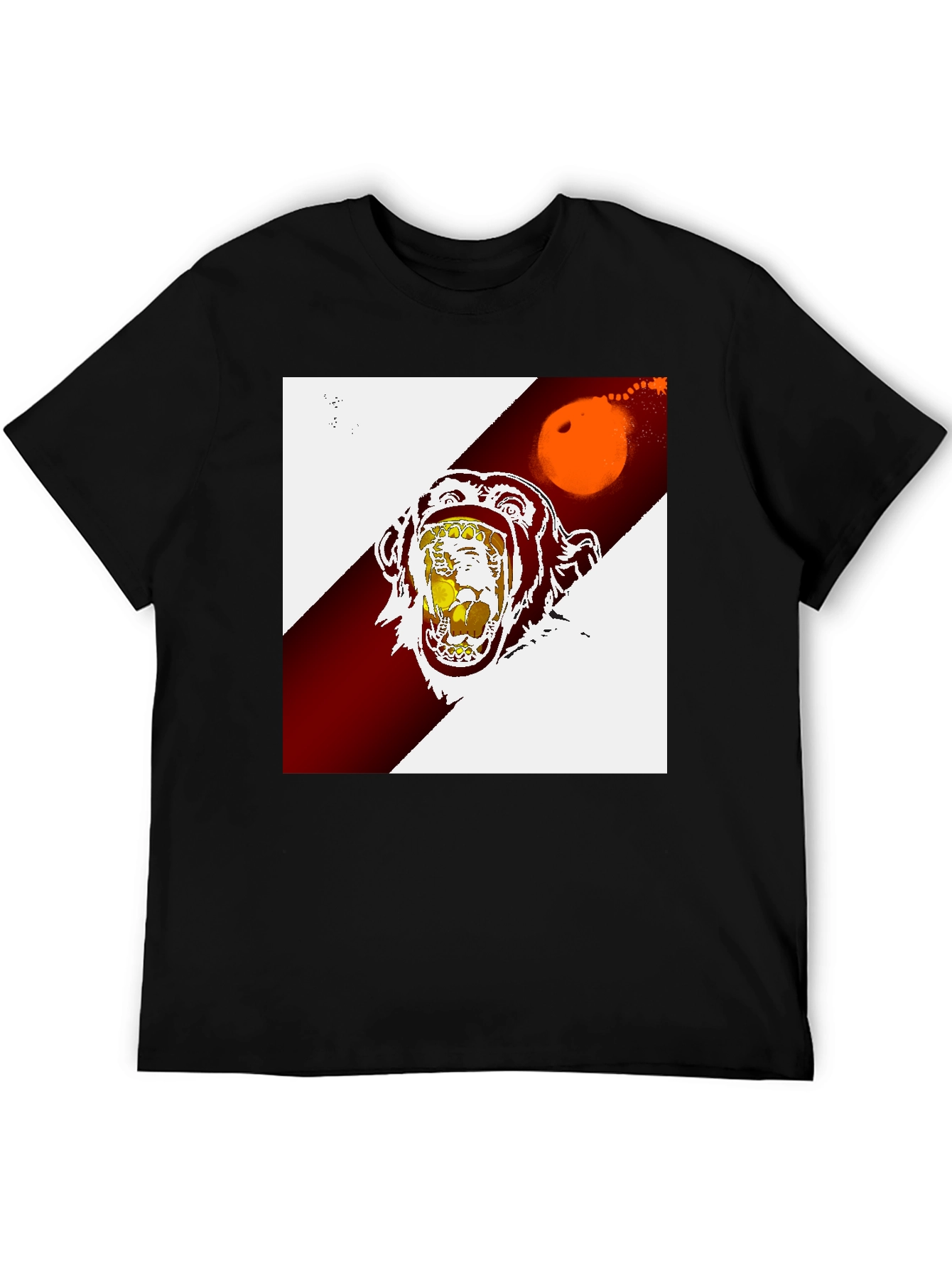 Graphic Tee - Screaming Monkey Face