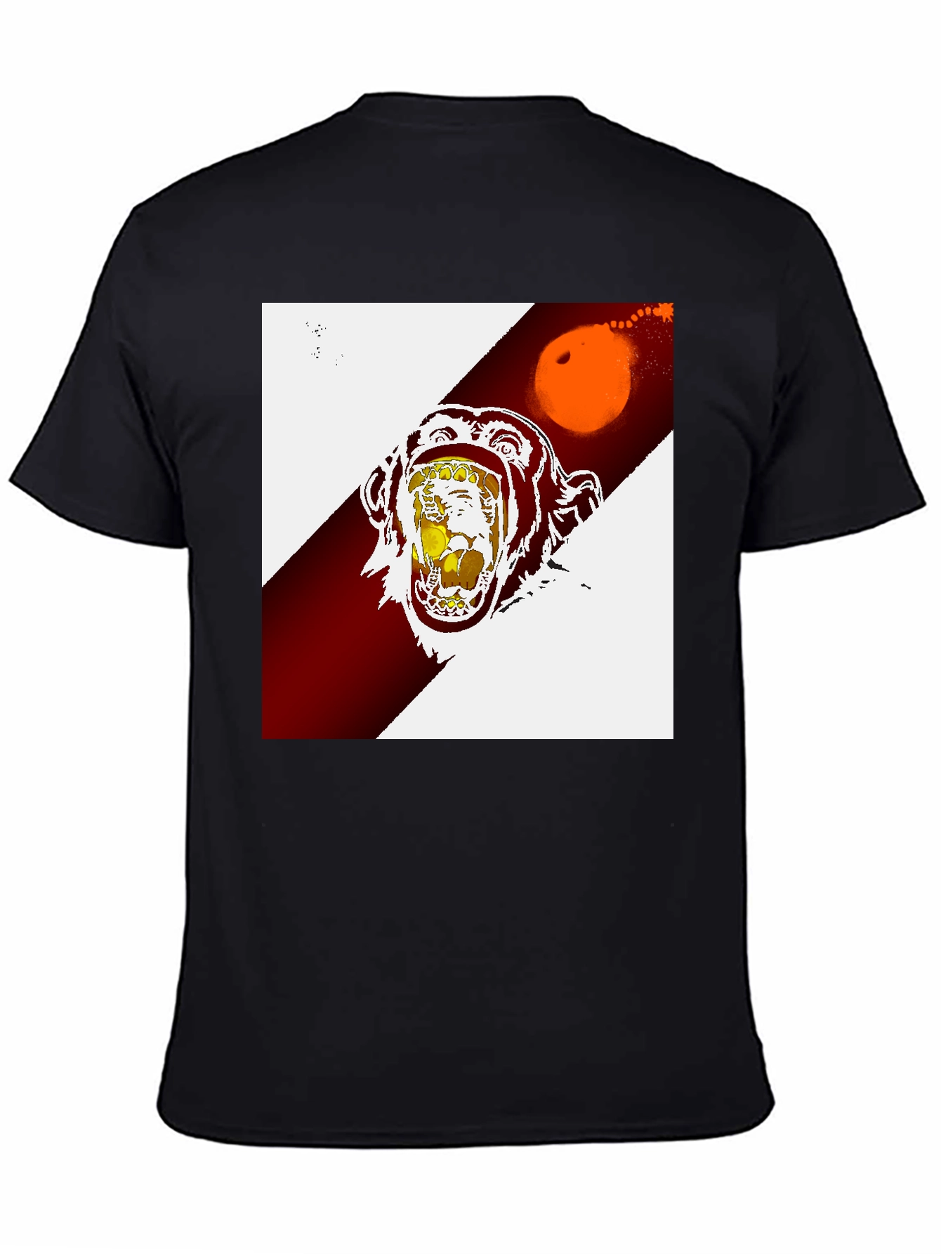 Graphic Tee - Screaming Monkey Face