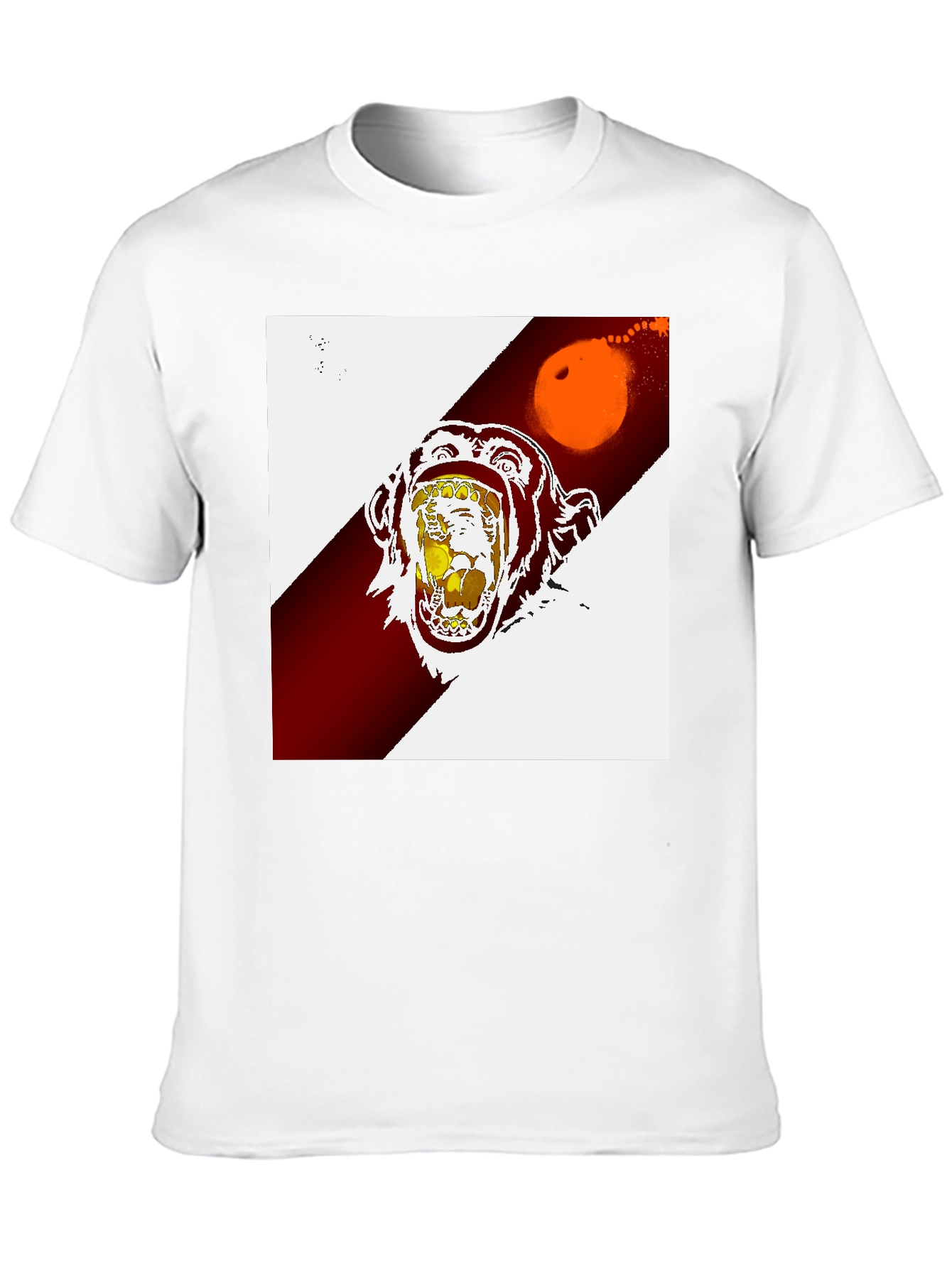 Graphic Tee - Screaming Monkey Face