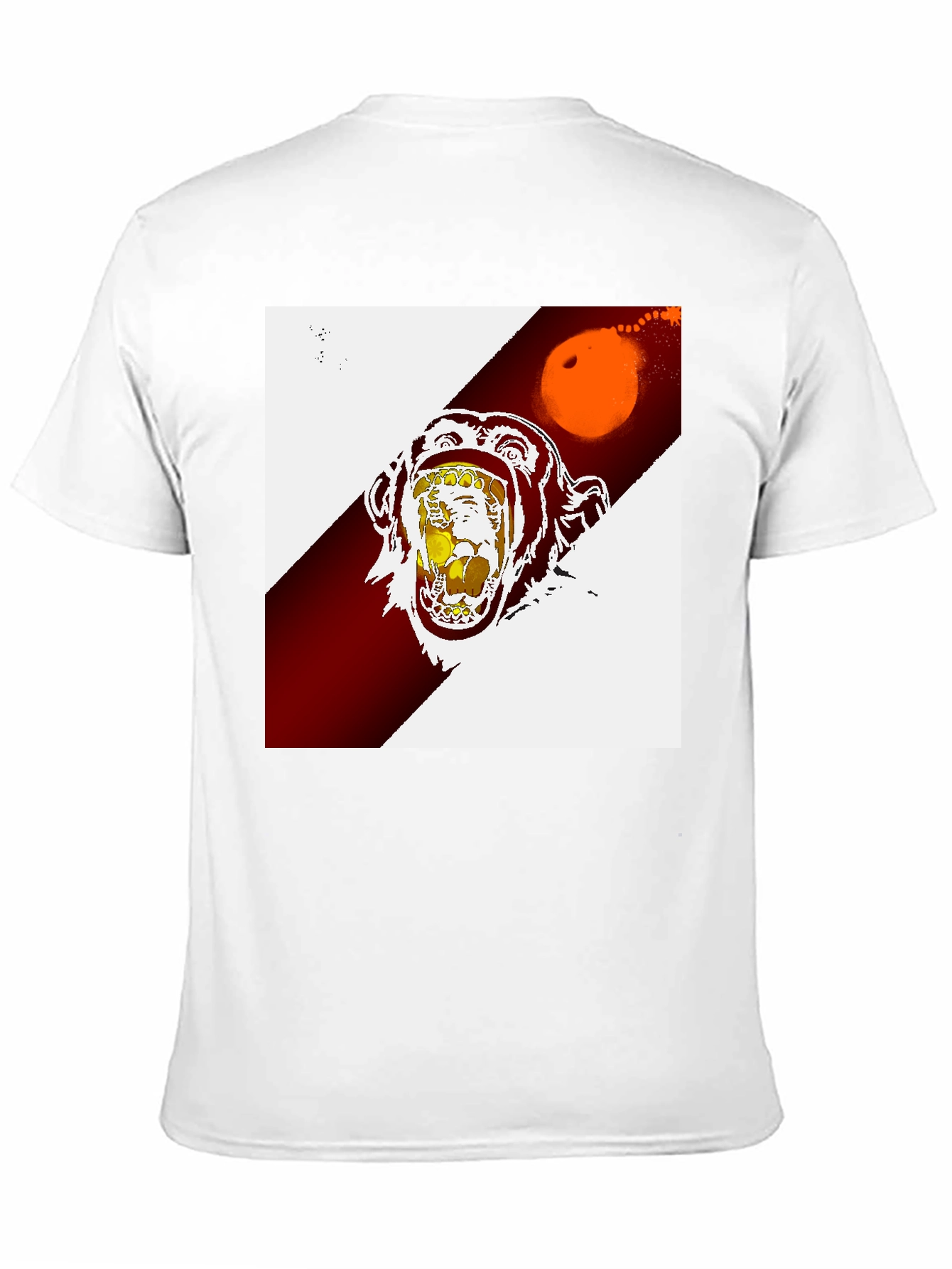 Graphic Tee - Screaming Monkey Face