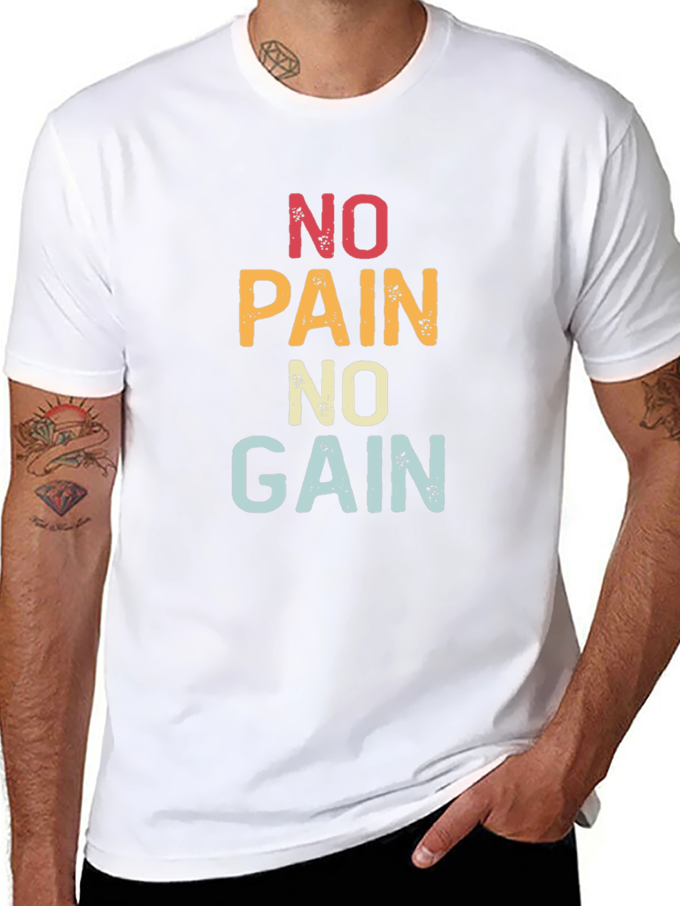 No Pain No Gain Graphic T-Shirt