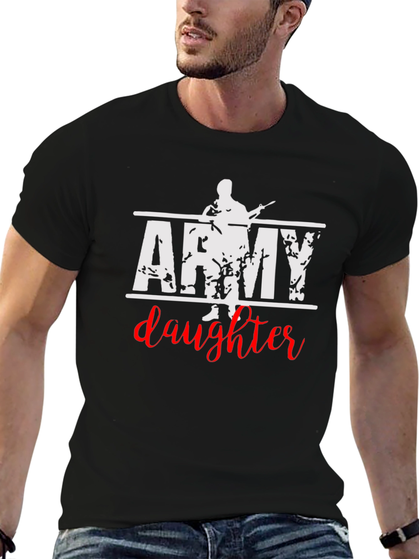 Army Daughter Graphic T-Shirt