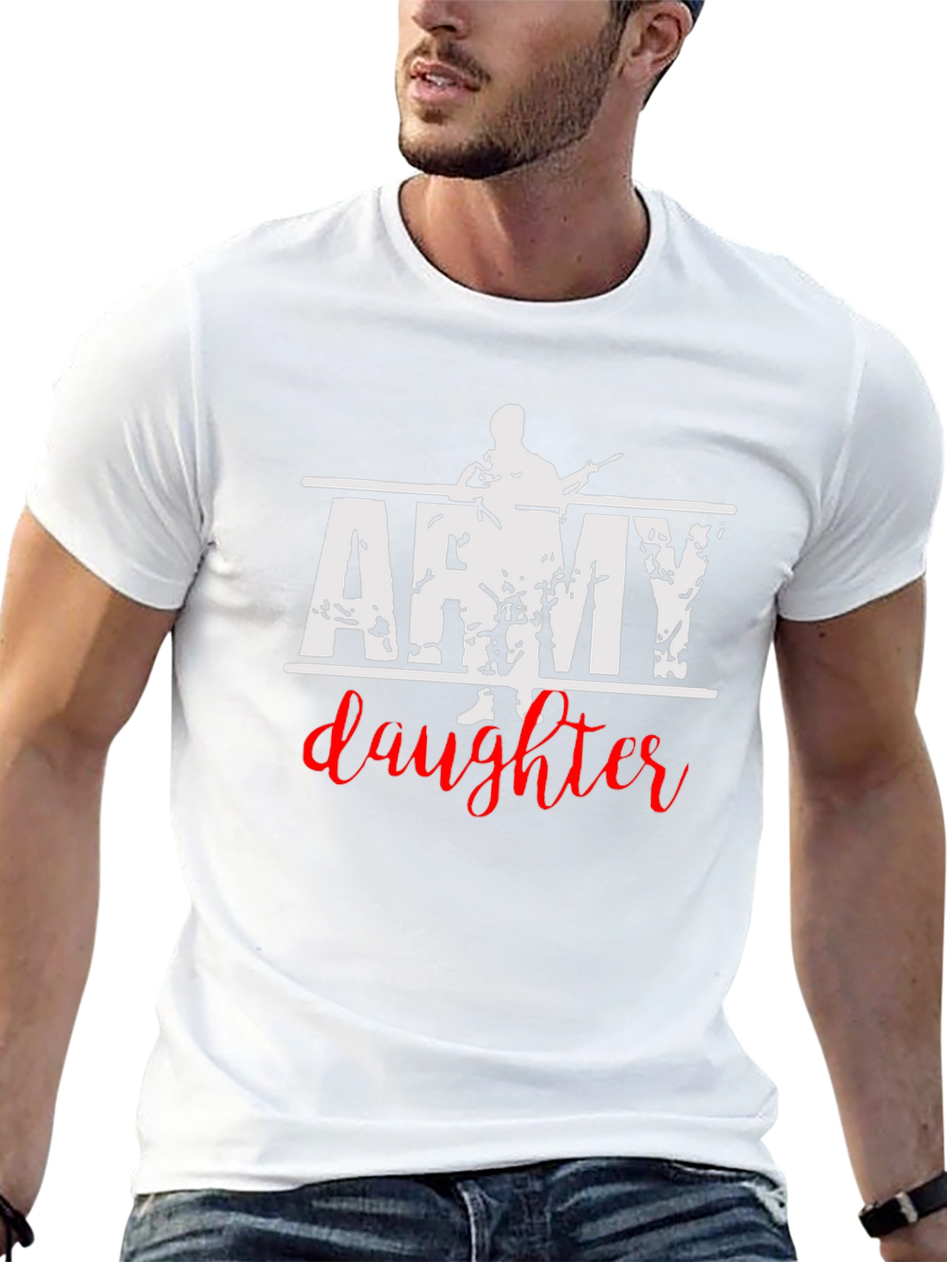 Army Daughter Graphic T-Shirt