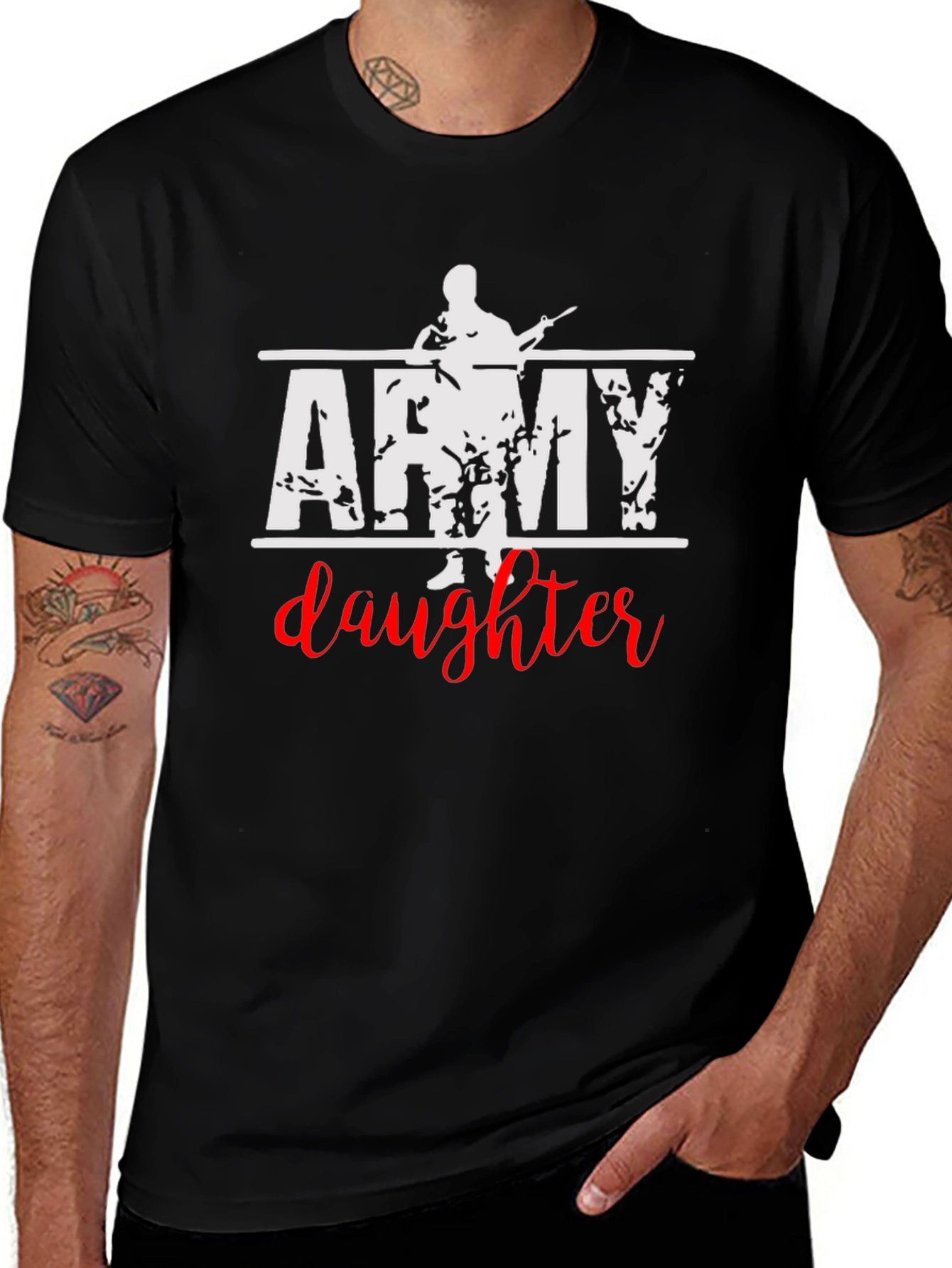 Army Daughter Graphic T-Shirt