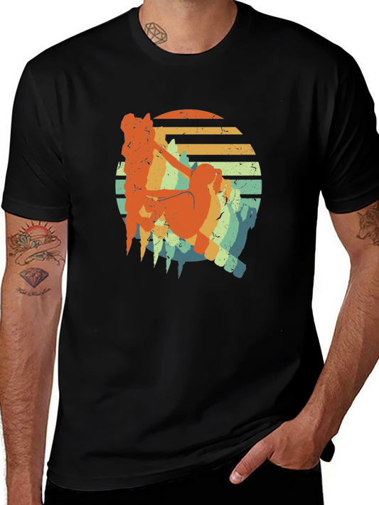 Vintage Style Rock Climbing T-Shirt