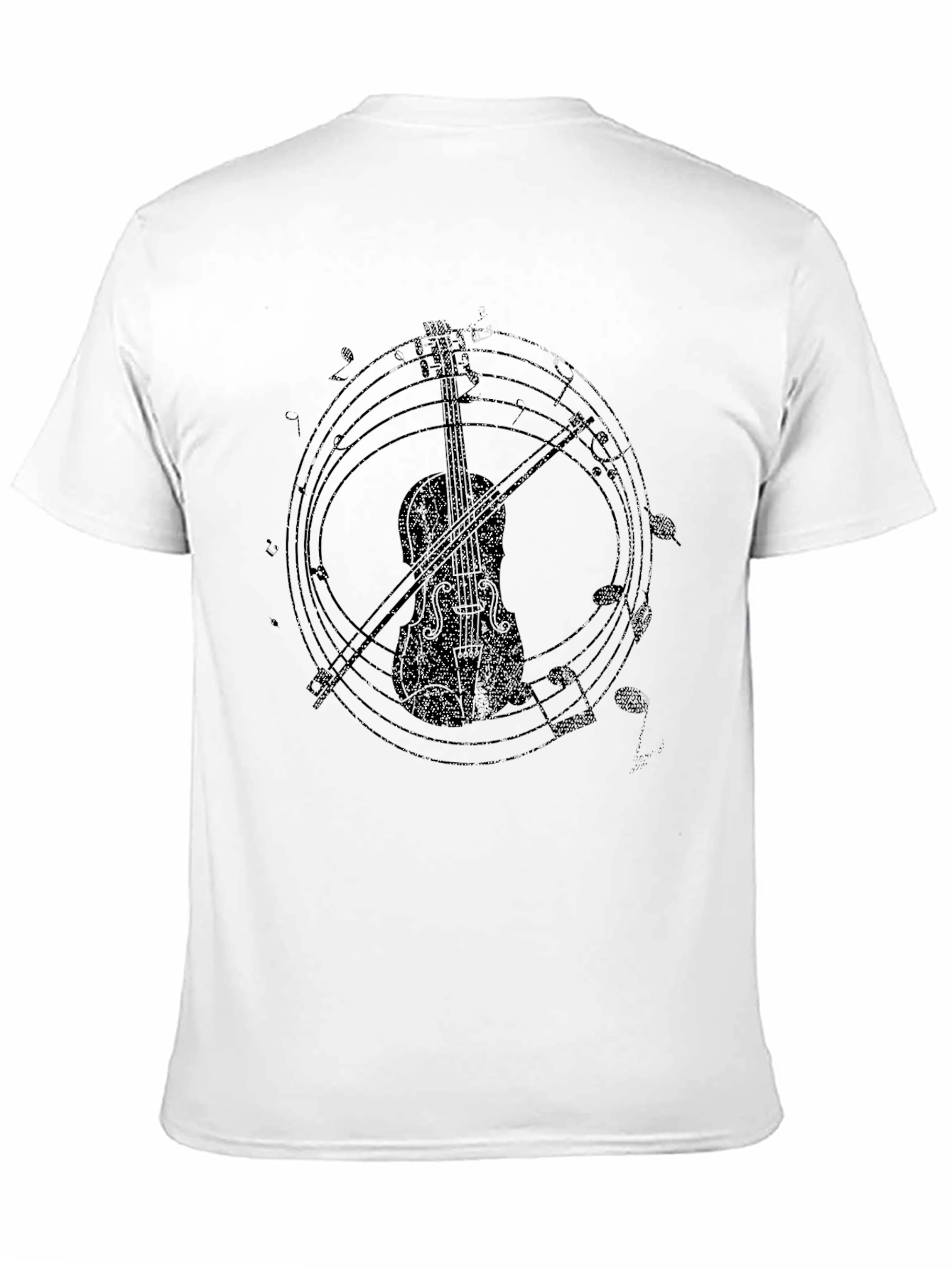 Guitar Music T-Shirt - Black