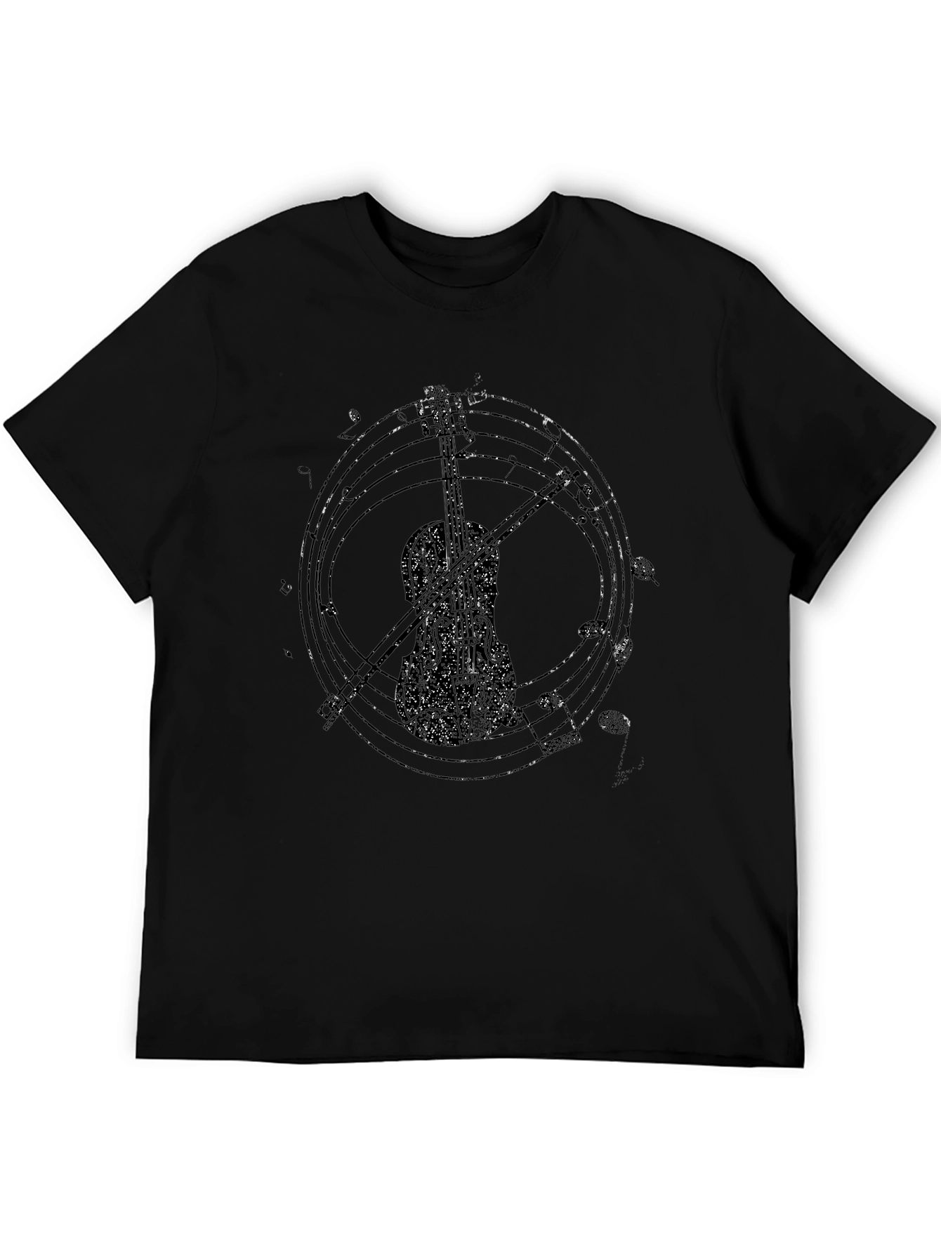 Guitar Music T-Shirt - Black