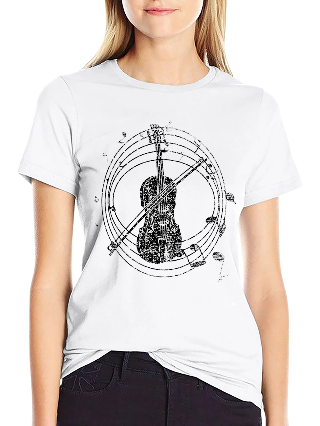 Guitar Music T-Shirt - Black
