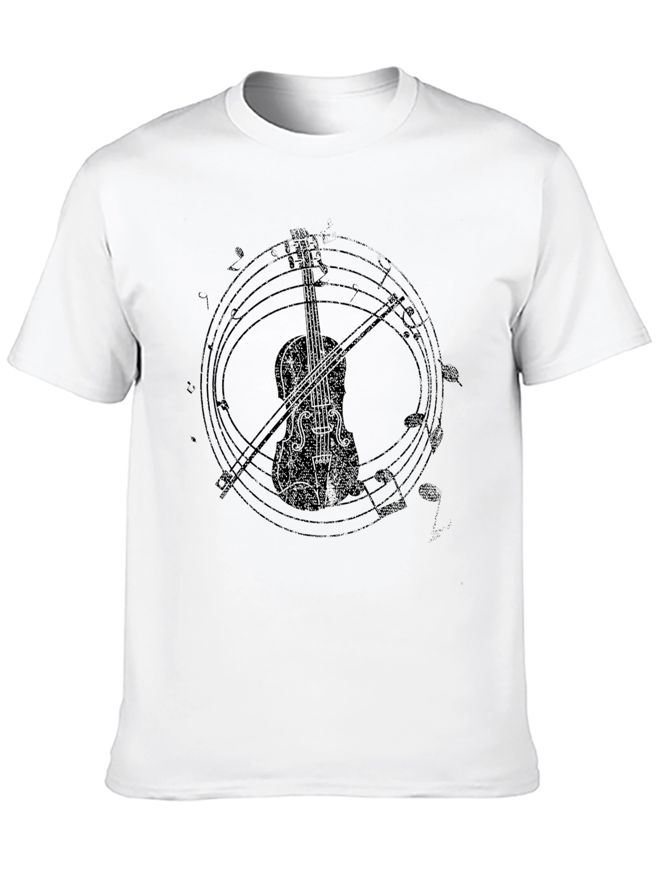 Guitar Music T-Shirt - Black