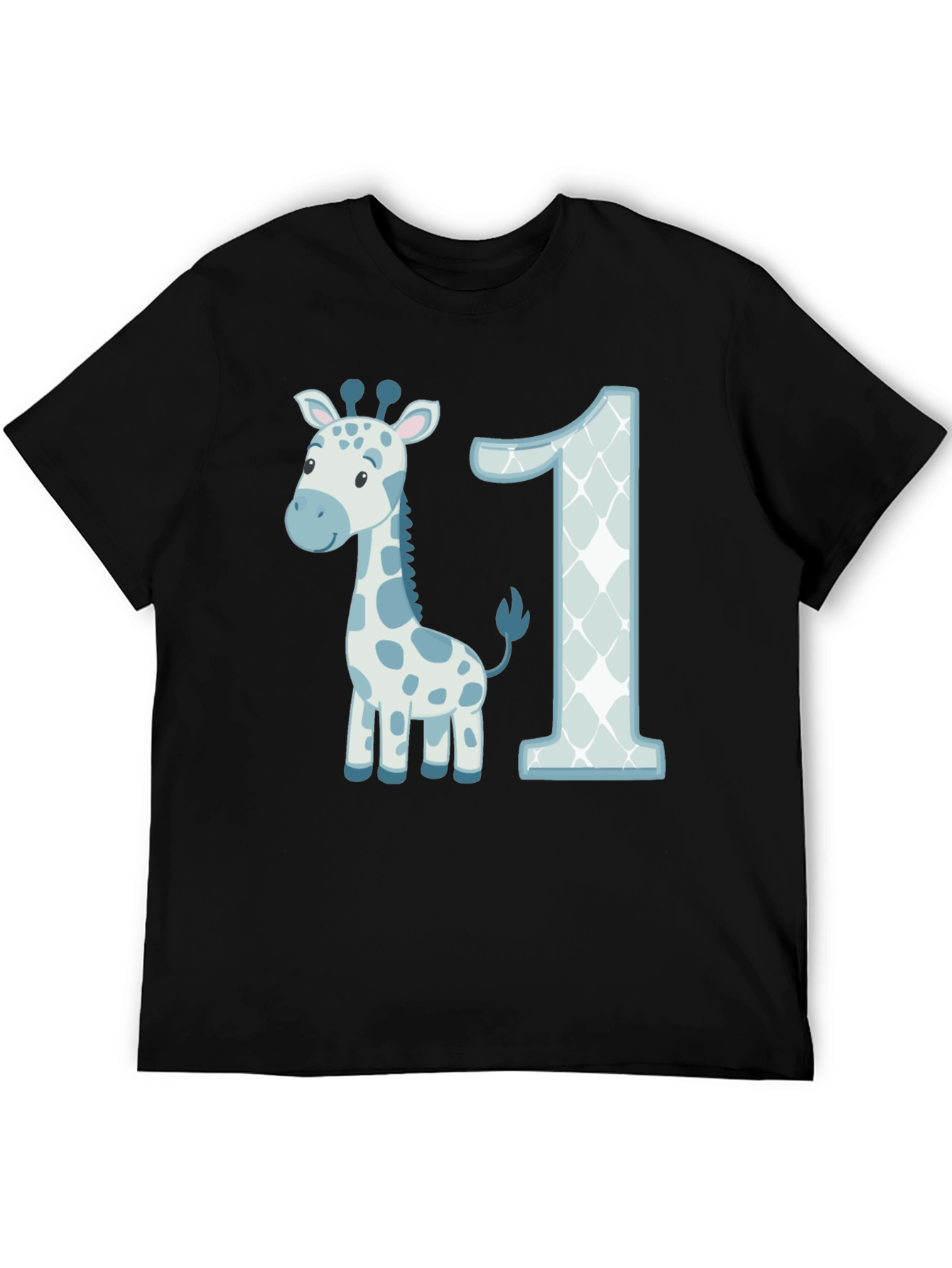 Babys First Birthday Giraffe T-Shirt