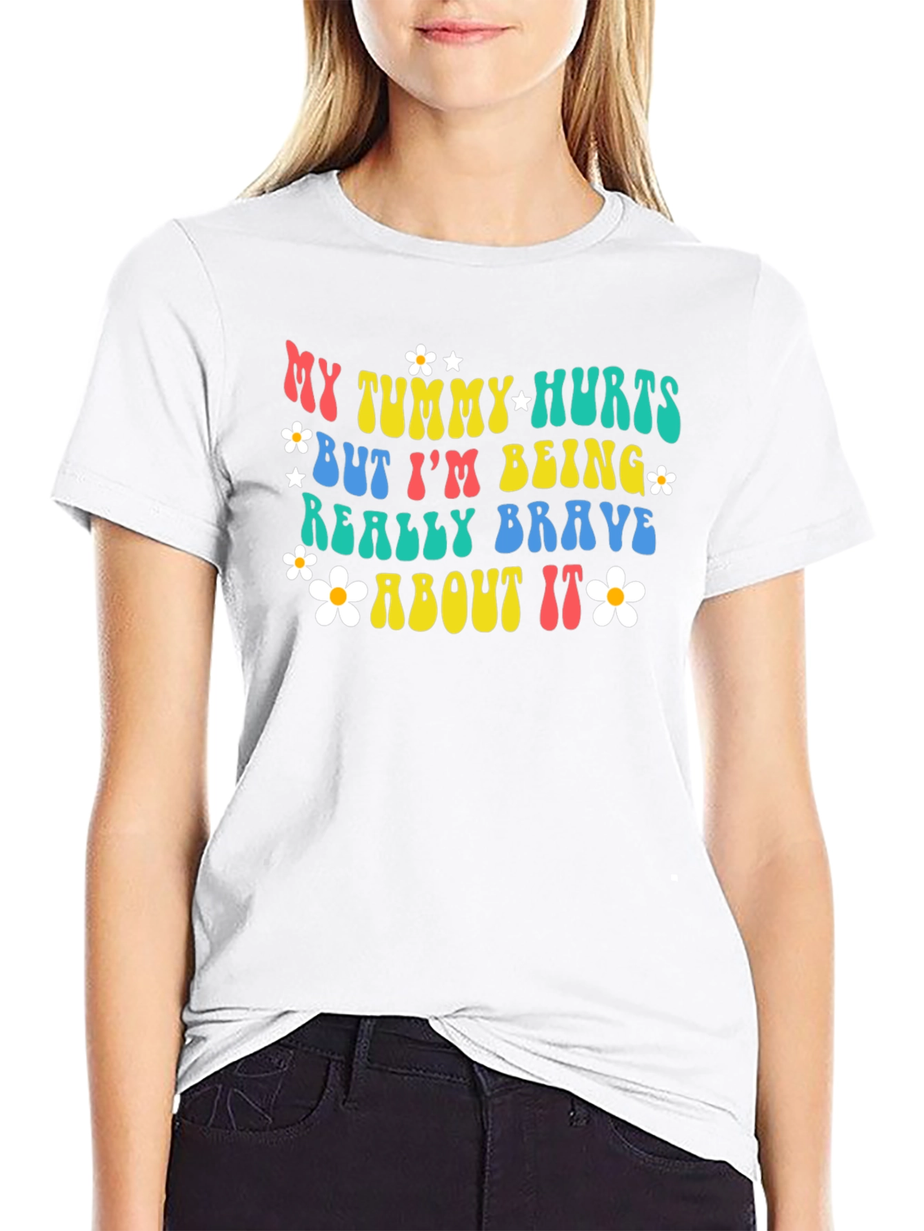 My Tummy Hurts Funny Graphic Tee