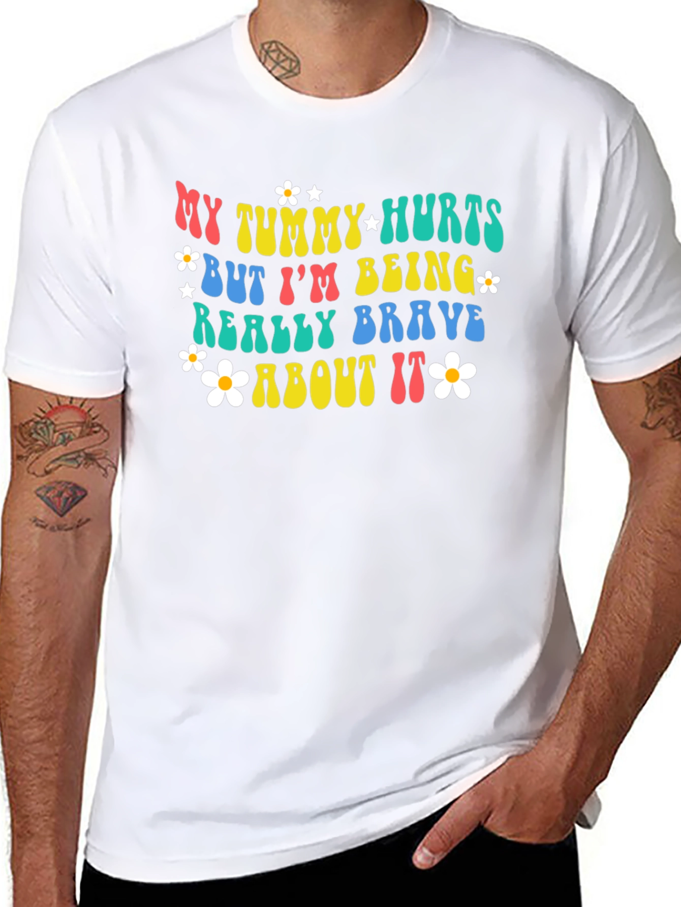 My Tummy Hurts Funny Graphic Tee