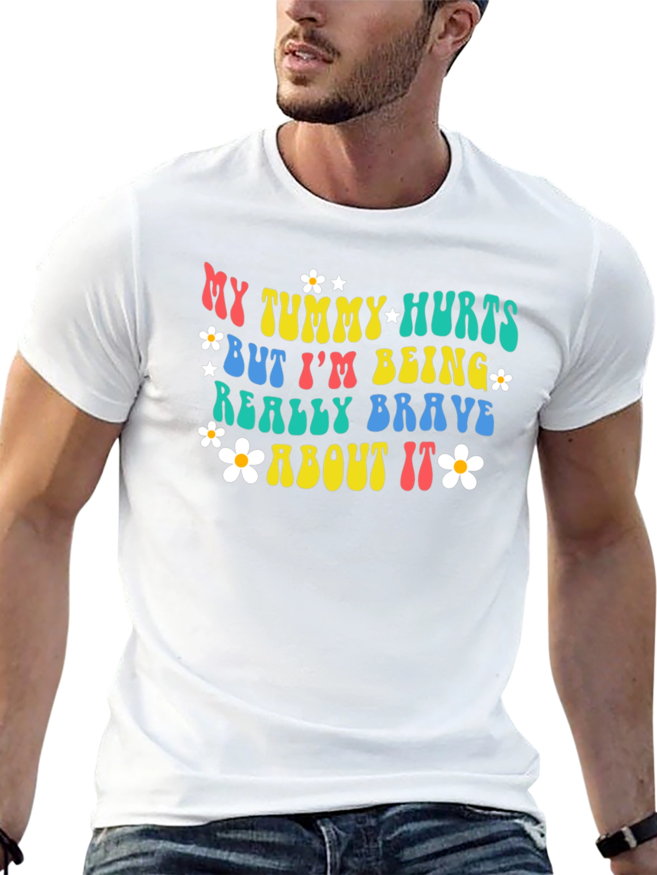 My Tummy Hurts Funny Graphic Tee