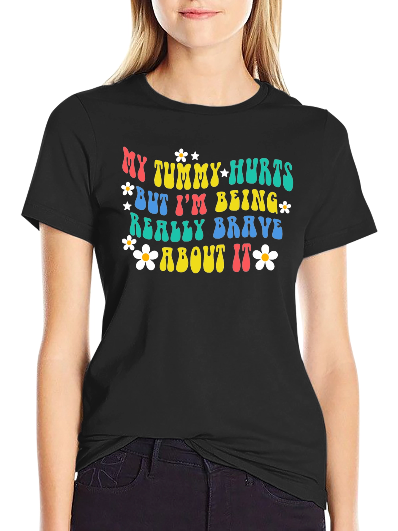 My Tummy Hurts Funny Graphic Tee