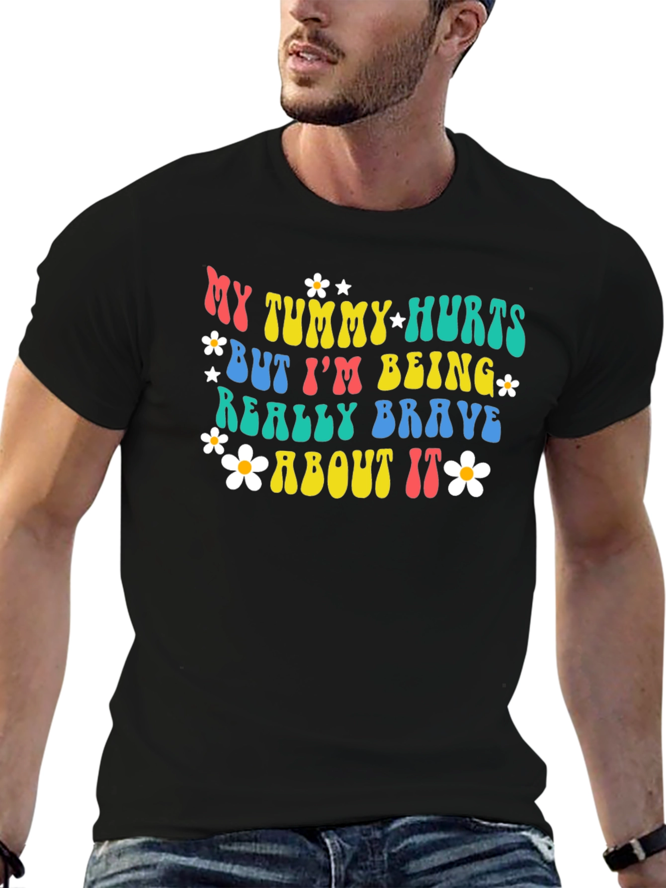 My Tummy Hurts Funny Graphic Tee