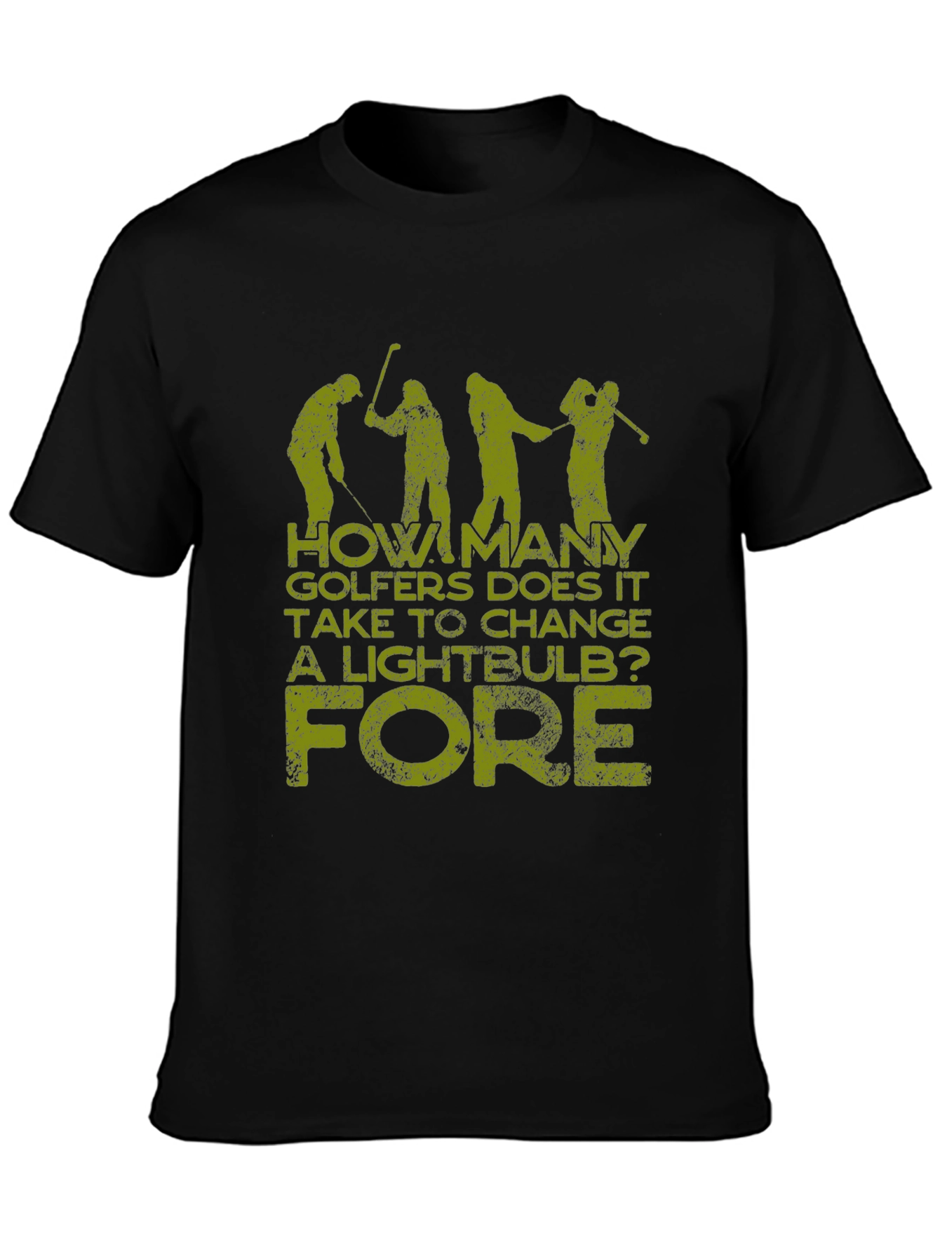 Golf Humor T-Shirt: How Many Golfers?