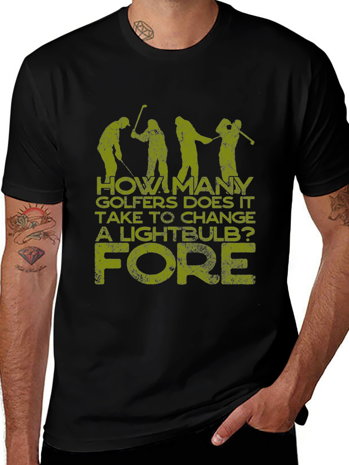 Golf Humor T-Shirt: How Many Golfers?