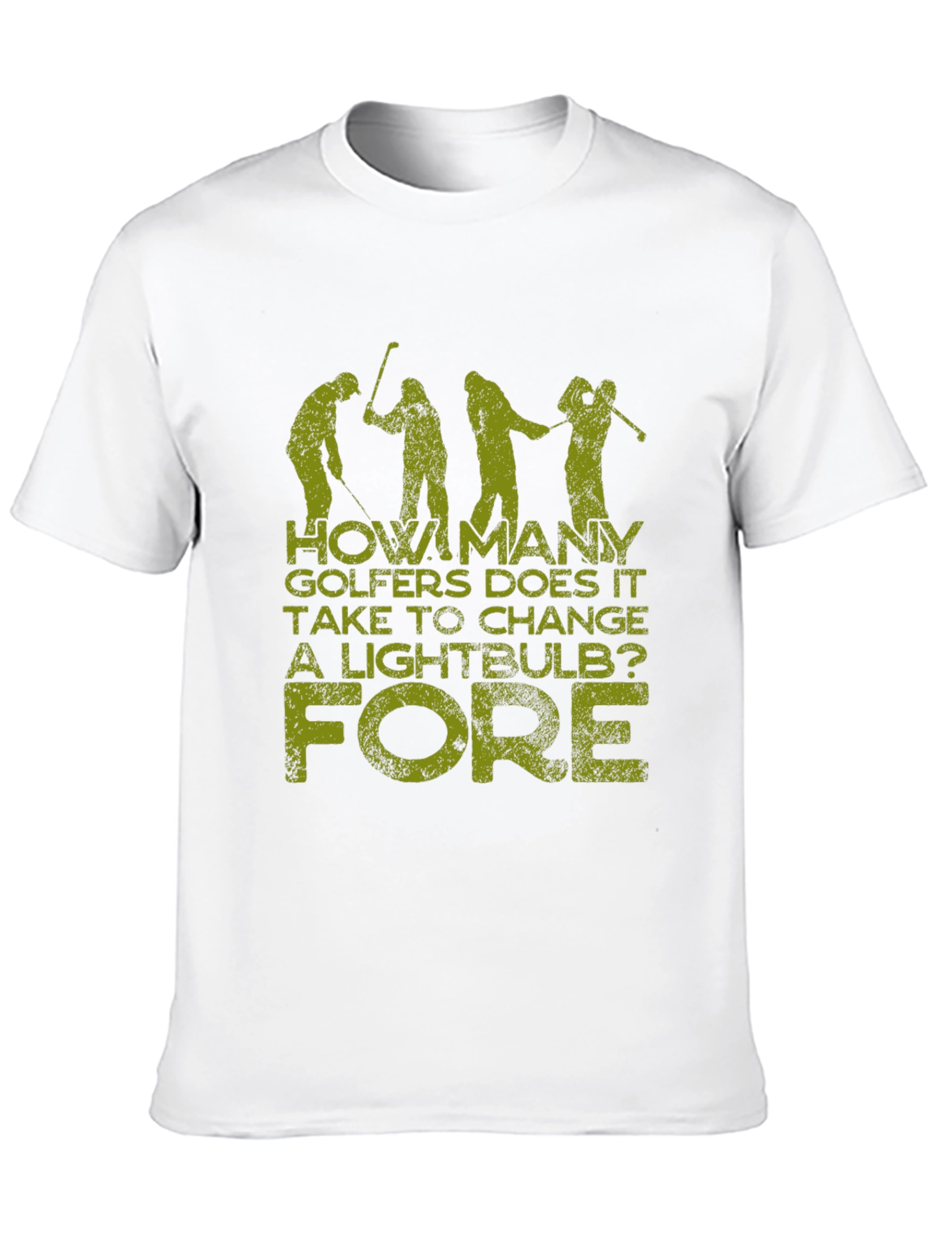 Golf Humor T-Shirt: How Many Golfers?
