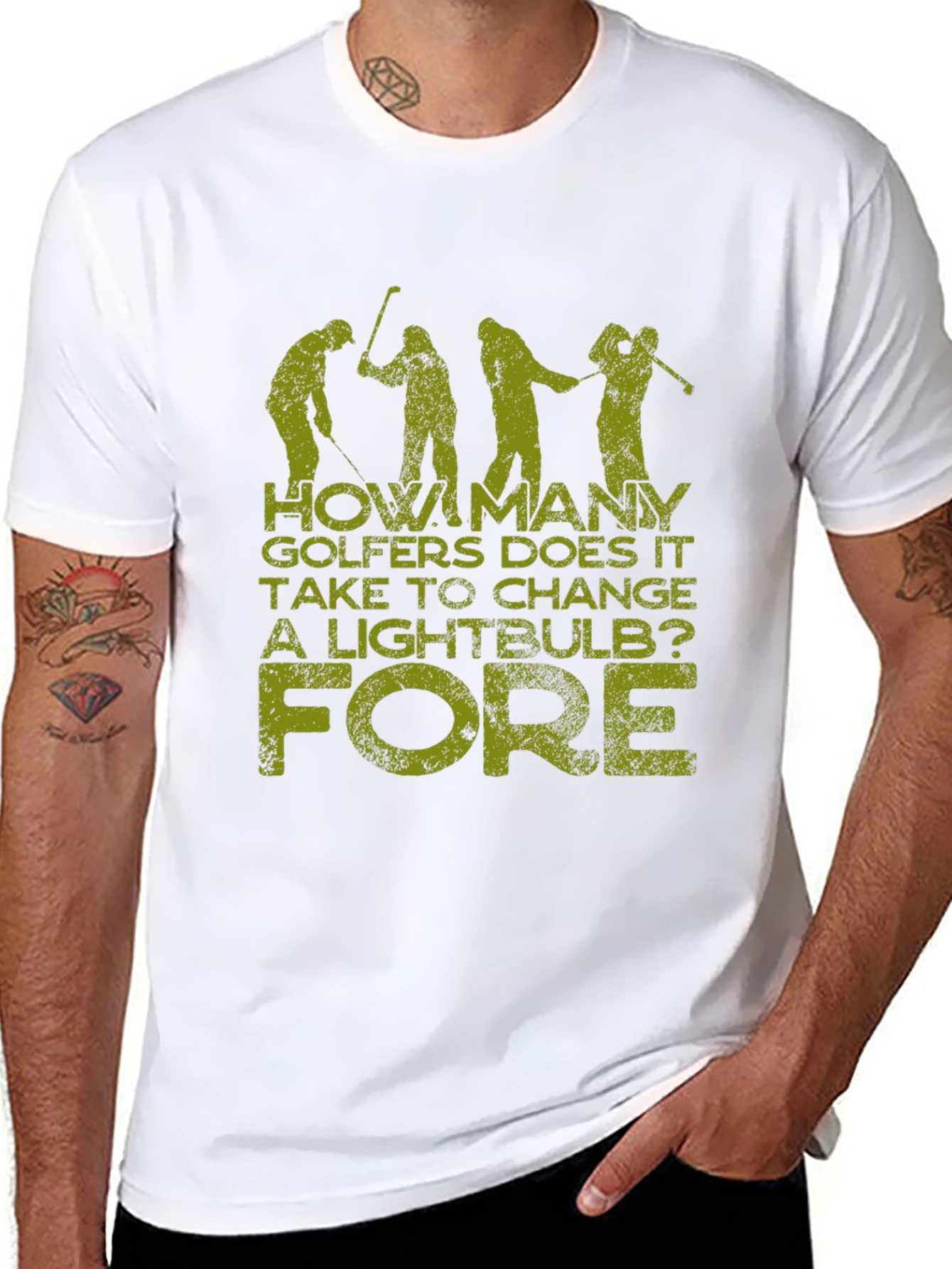 Golf Humor T-Shirt: How Many Golfers?