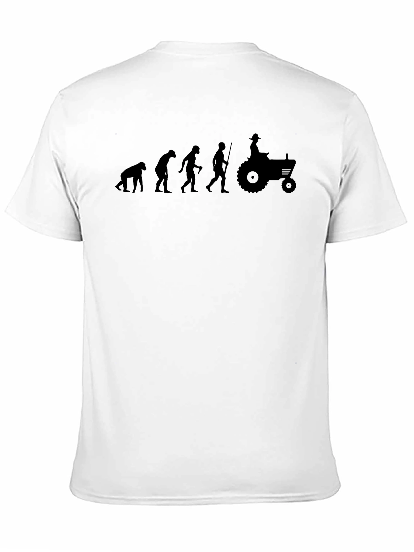 Evolution of Farming T-Shirt - Black Graphic Tee