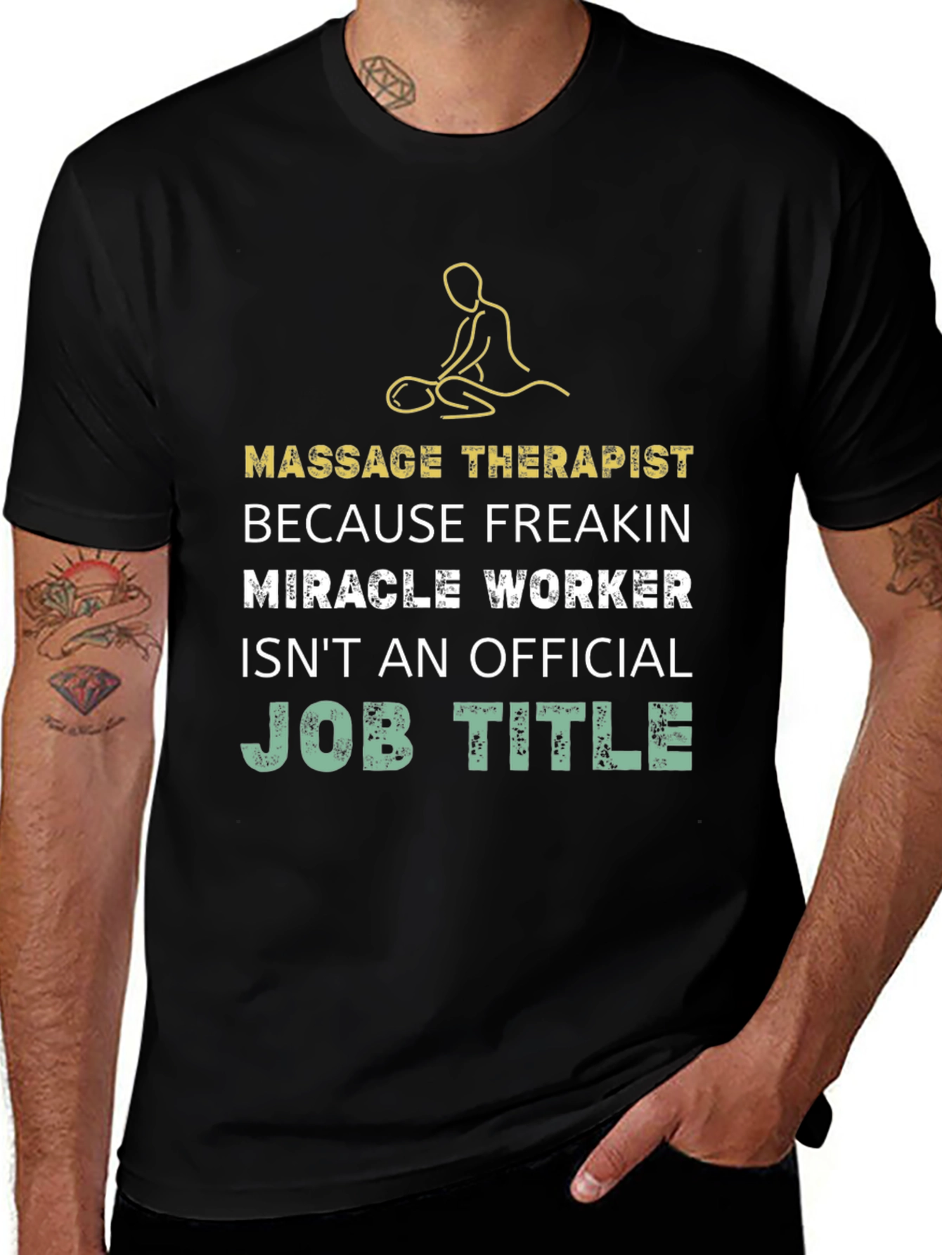 Massage Therapist Graphic Tee