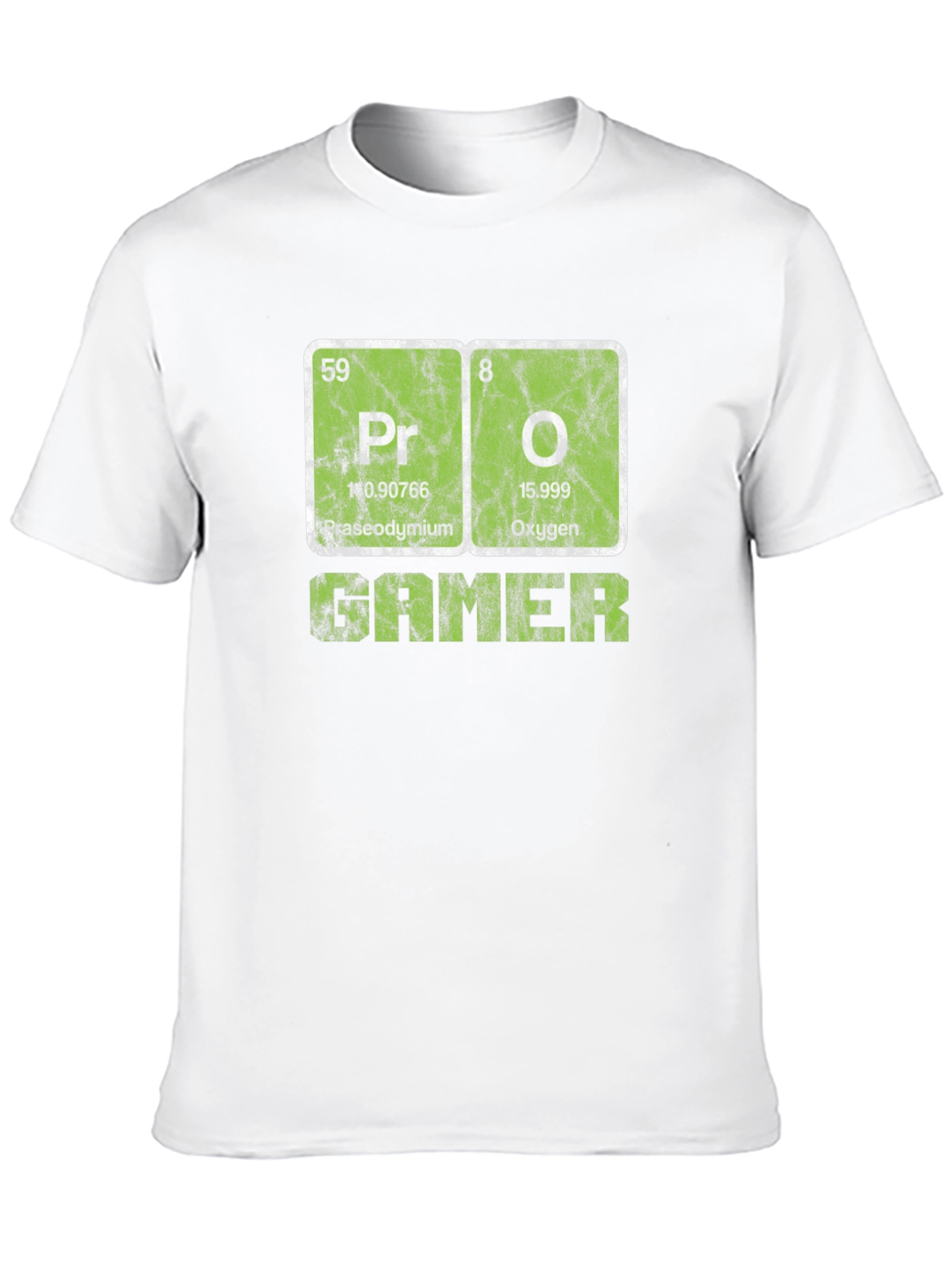 Periodic Table Gamer Black T-Shirt