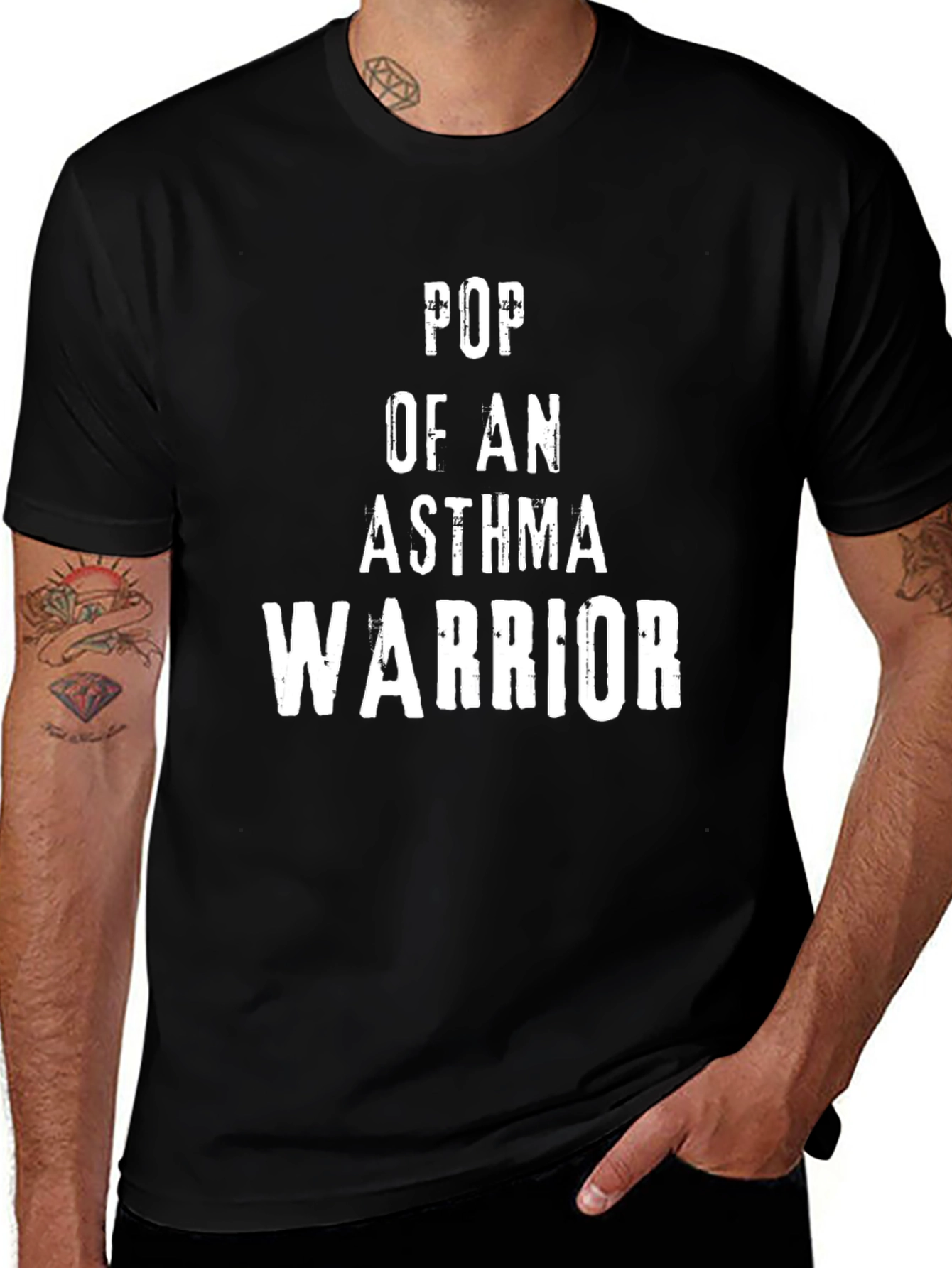 Pop of an Asthma Warrior Graphic T-Shirt