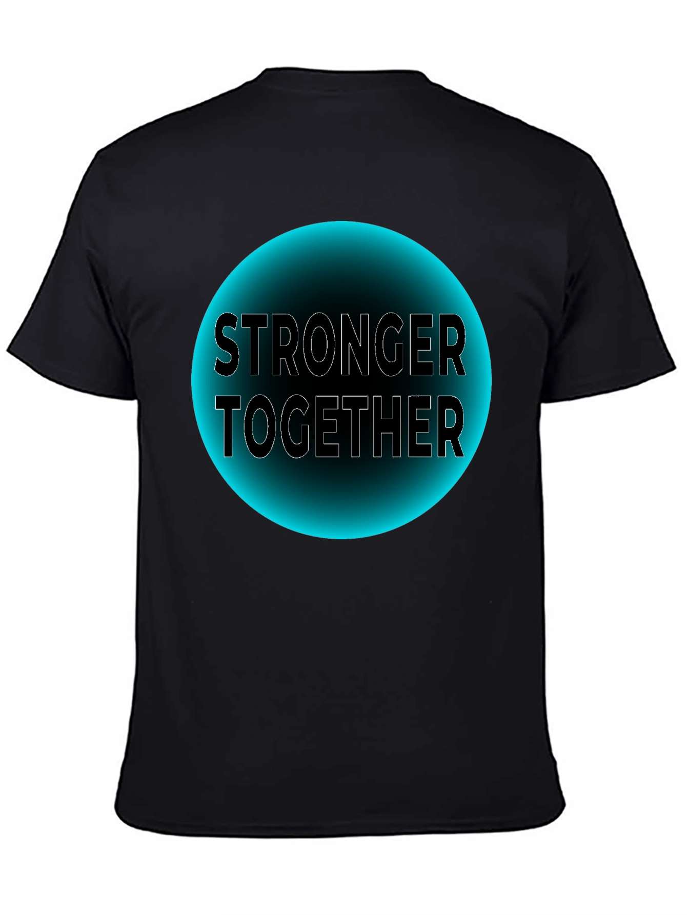 Stronger Together Graphic Tee - Unisex Black T-Shirt
