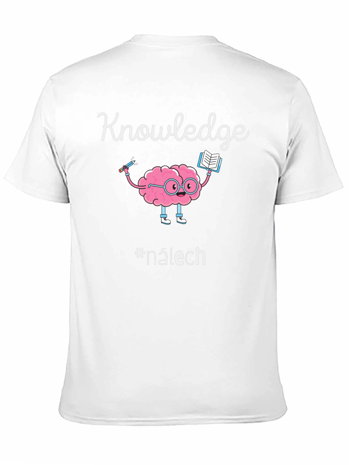 Knowledge Brain Graphic Tee - Black T-Shirt