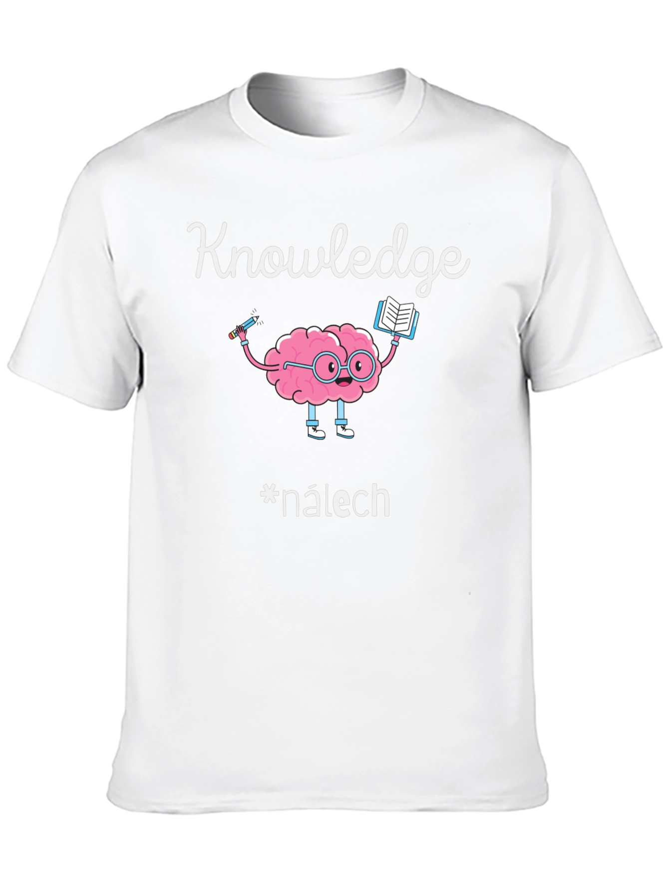 Knowledge Brain Graphic Tee - Black T-Shirt